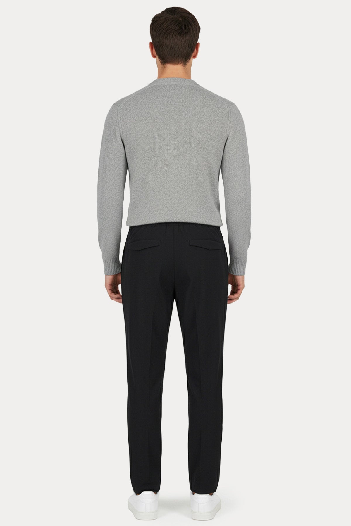 Pantaloni Torino Omega Beli Lastikli Yandan Cepli Streç Pantolon