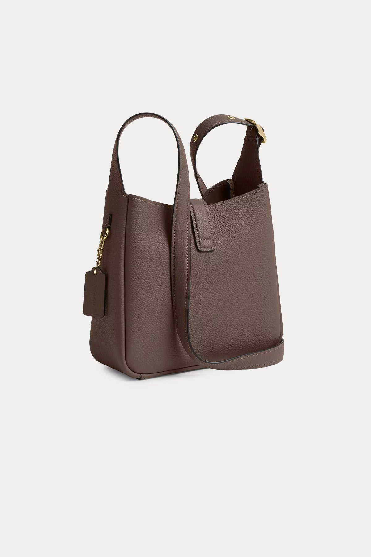 Coach Logolu Deri Omuz Çantası