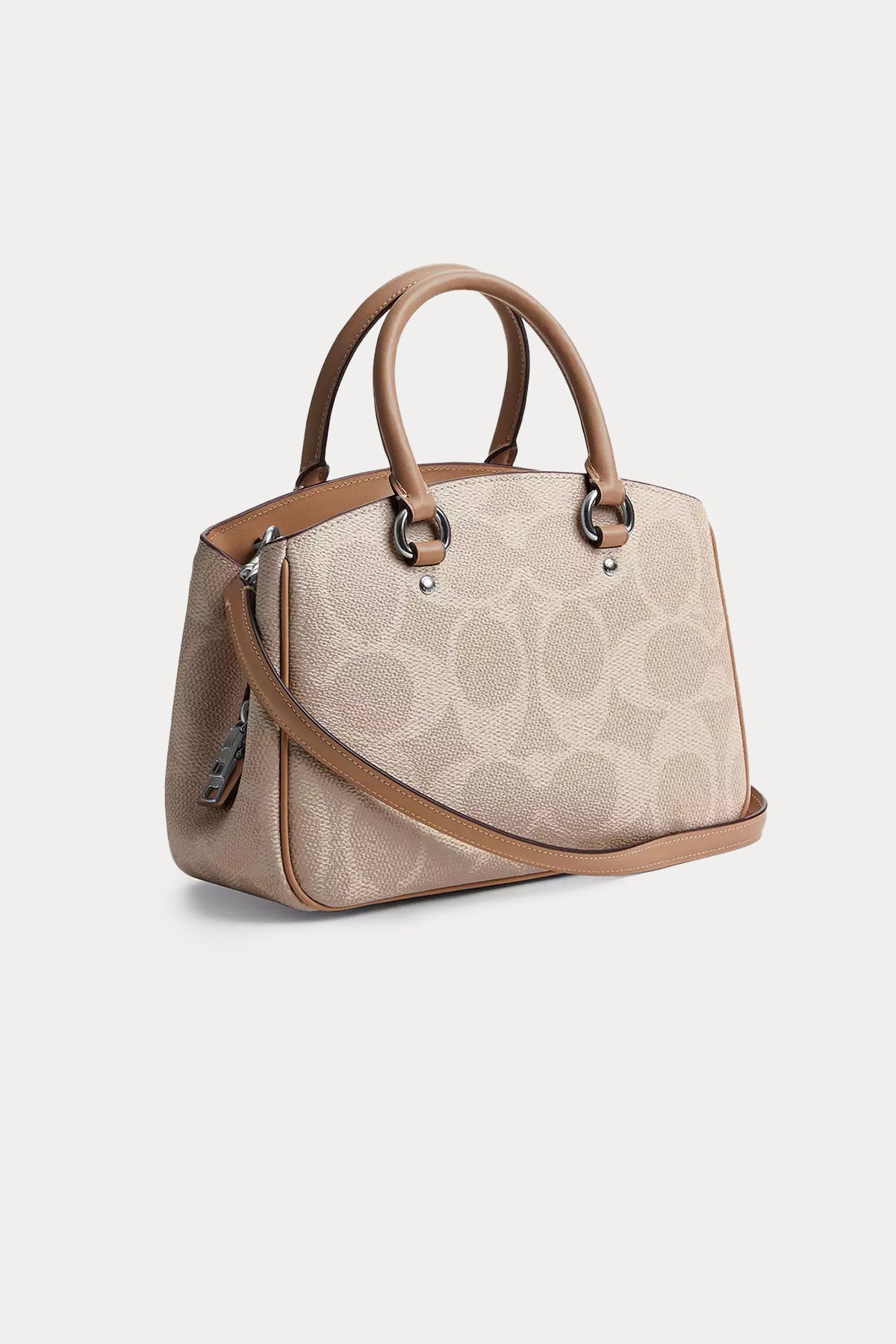 Coach Logolu Deri Omuz Çantası