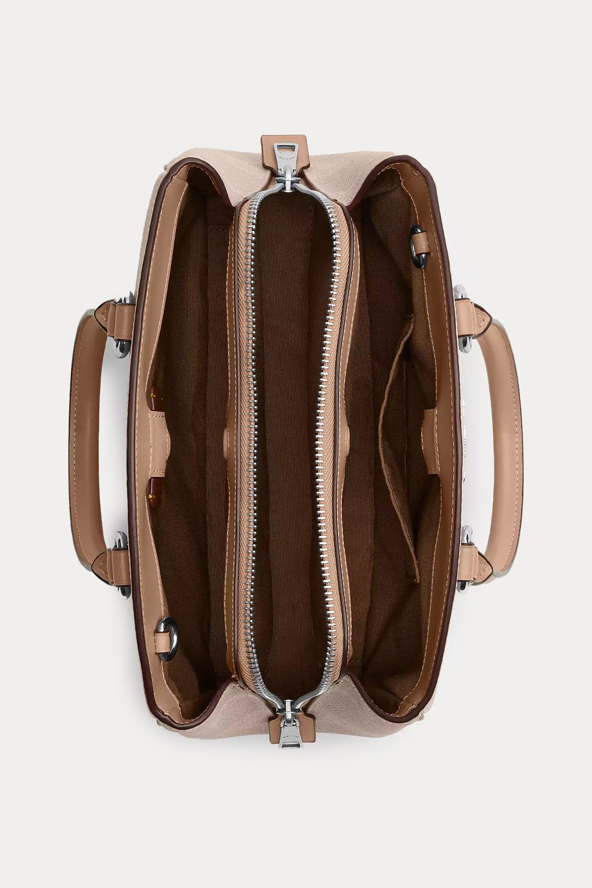 Coach Logolu Deri Omuz Çantası