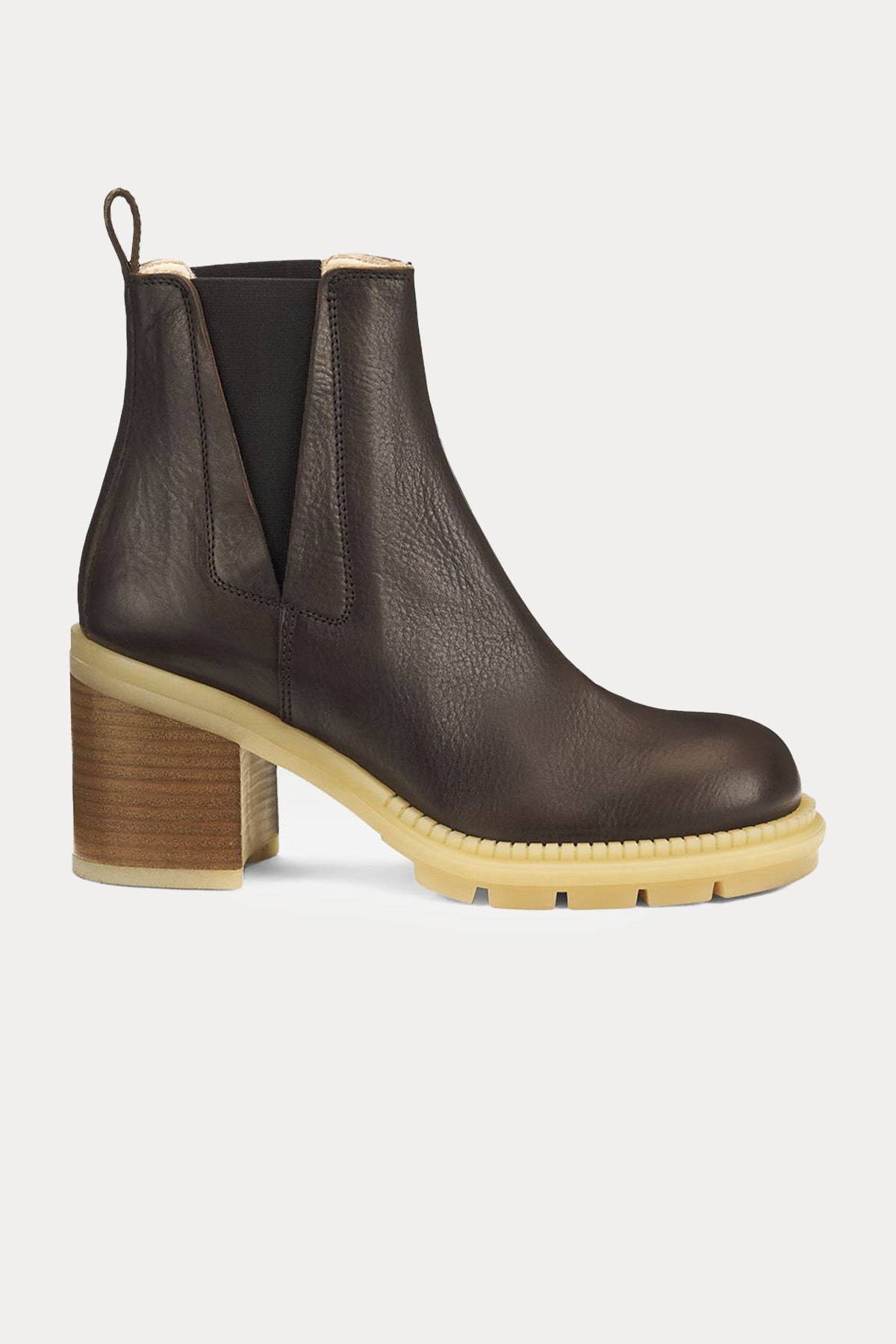 Agl Franky Beat Lastik Bantlı Topuklu Deri Bot