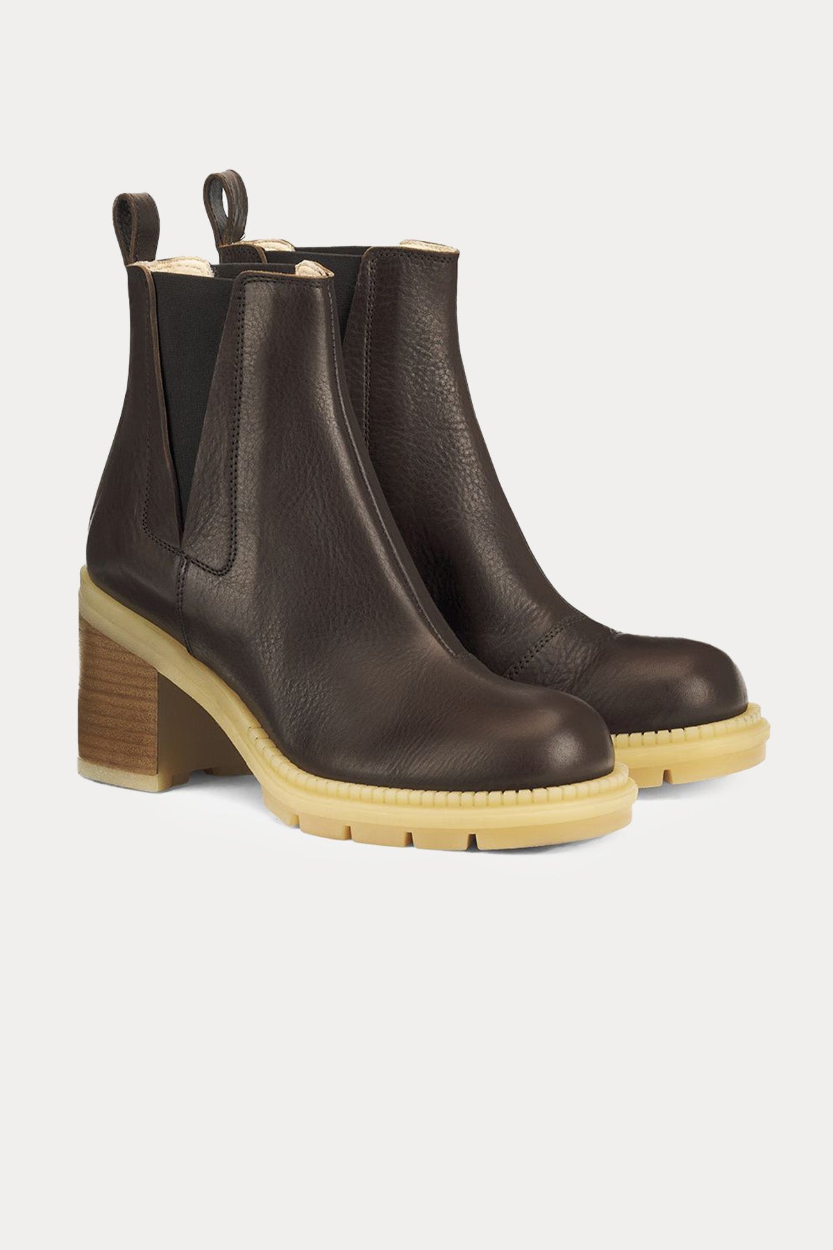 Agl Franky Beat Lastik Bantlı Topuklu Deri Bot