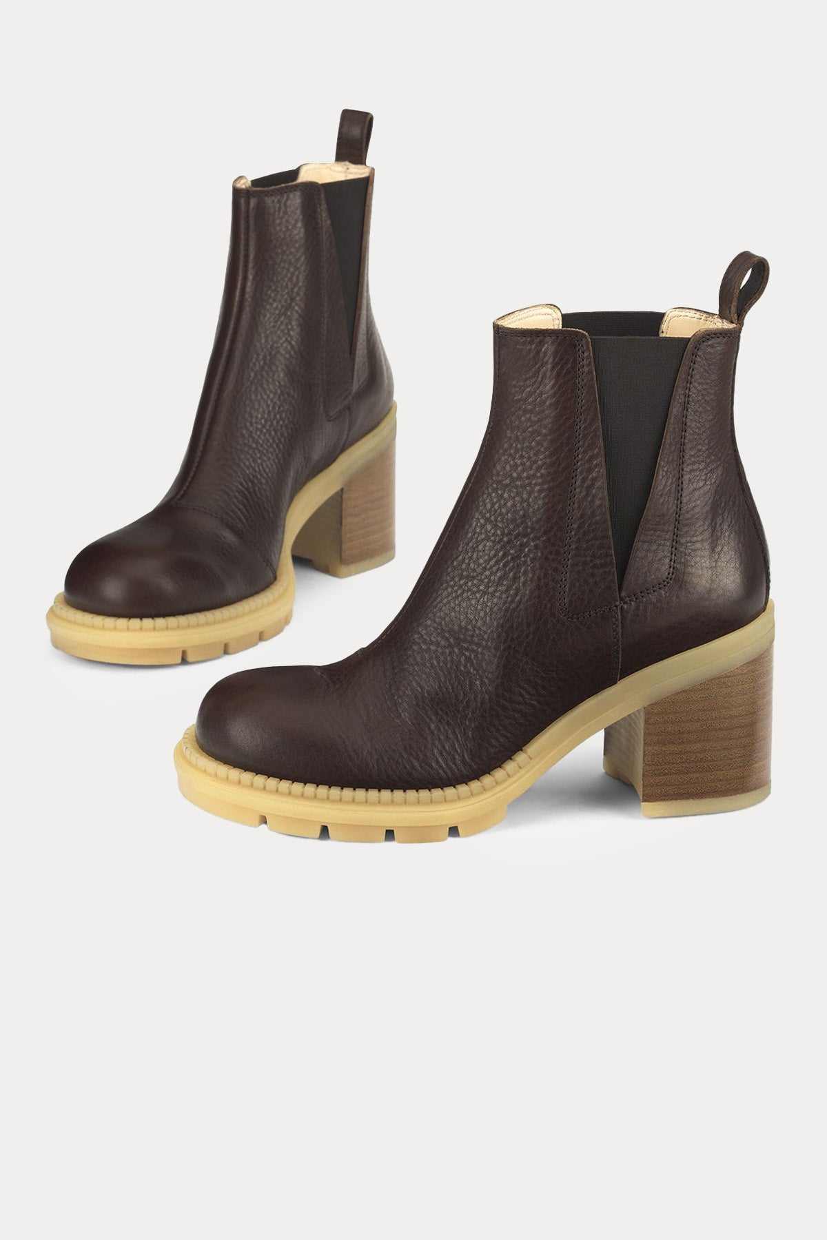 Agl Franky Beat Lastik Bantlı Topuklu Deri Bot