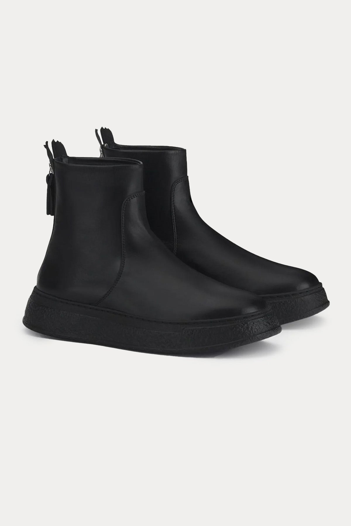 Agl Giuly Fermuarlı Deri Bot