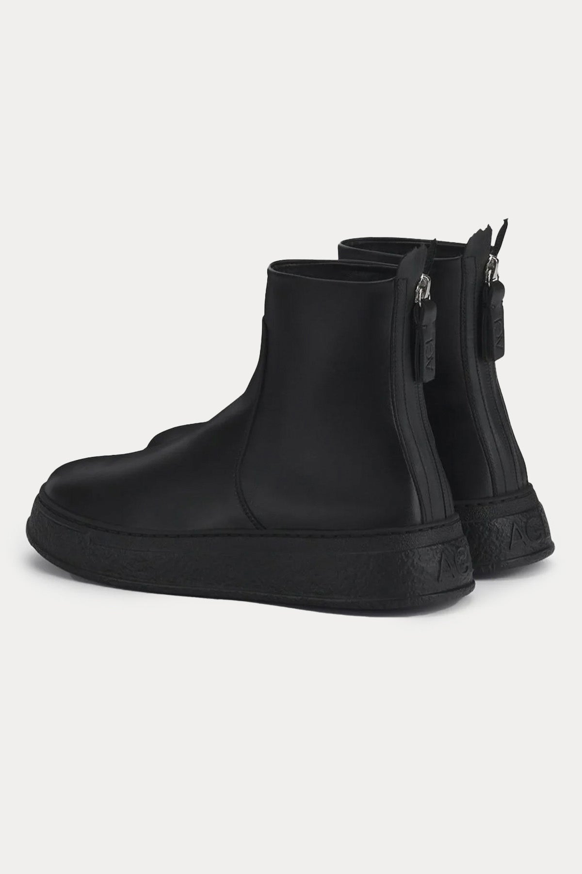 Agl Giuly Fermuarlı Deri Bot