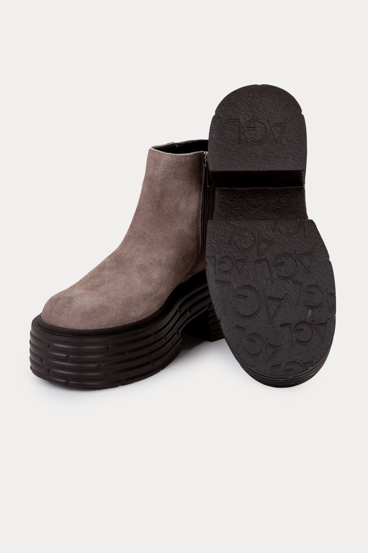 Agl Lignes Topuklu Süet Bot