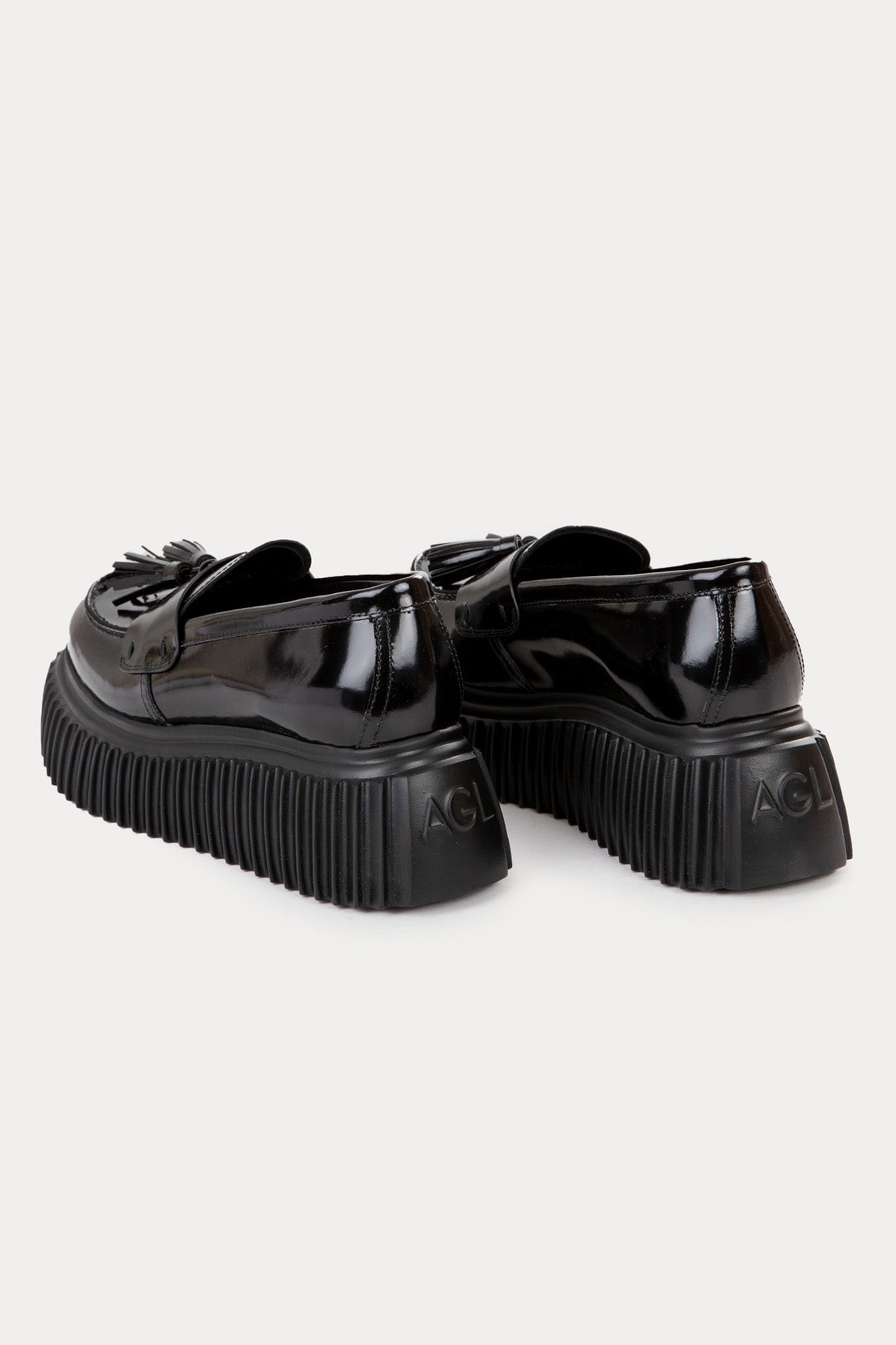 Agl Diana Püsküllü Rugan Deri Loafer Ayakkabı