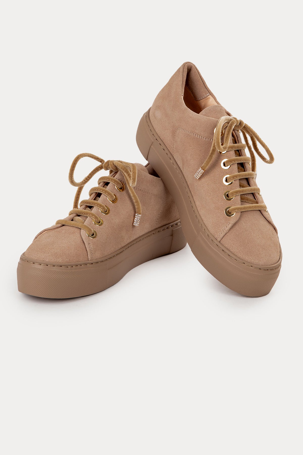 Agl Crystal New Extralight Taban Süet Sneaker Ayakkabı