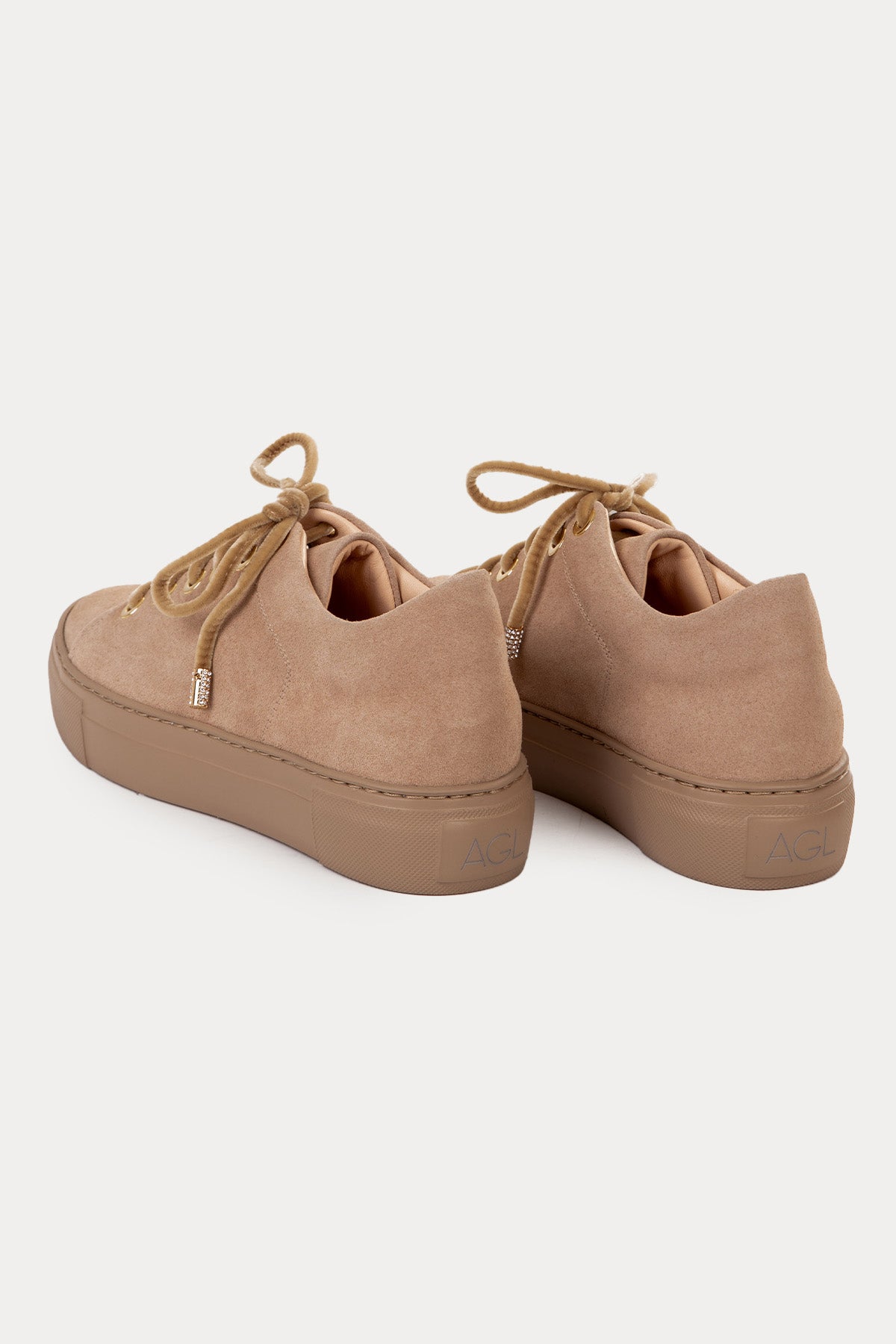 Agl Crystal New Extralight Taban Süet Sneaker Ayakkabı