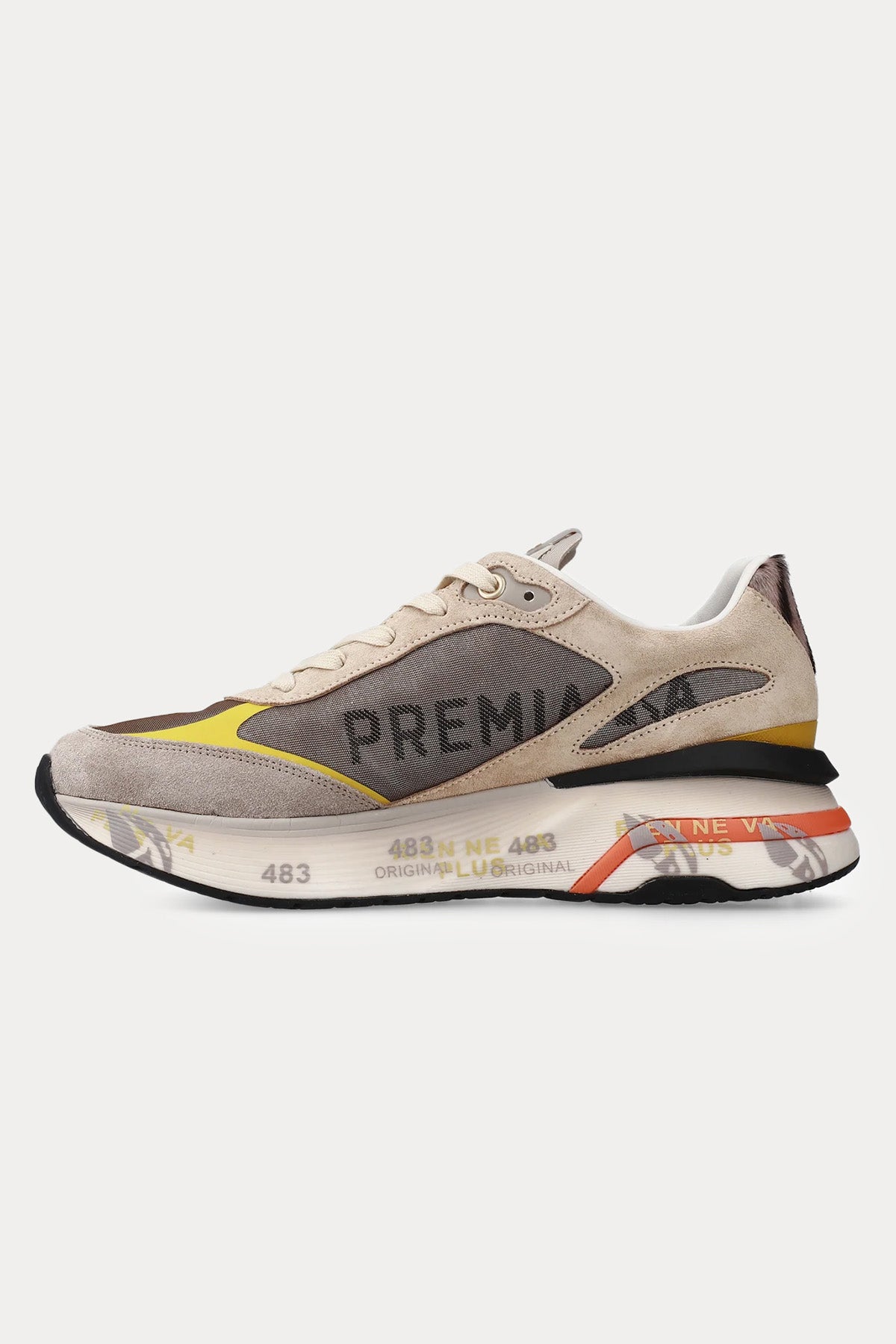 Premiata Moerund Leopar Desenli Süet Sneaker Ayakkabı