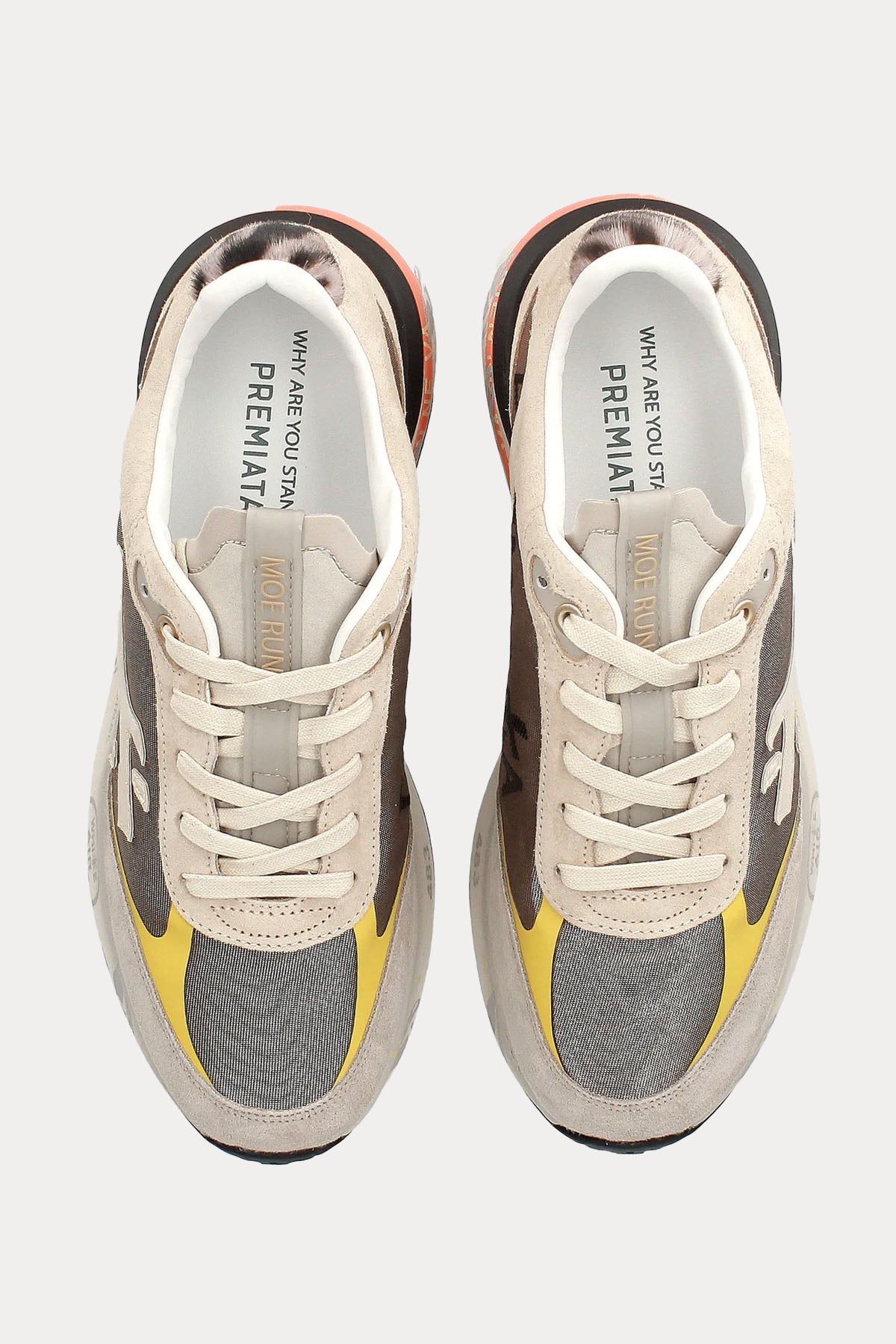 Premiata Moerund Leopar Desenli Süet Sneaker Ayakkabı