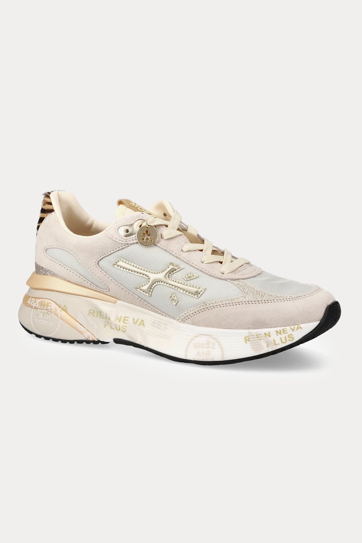 Premiata Moerund Leopar Desenli Süet Sneaker Ayakkabı