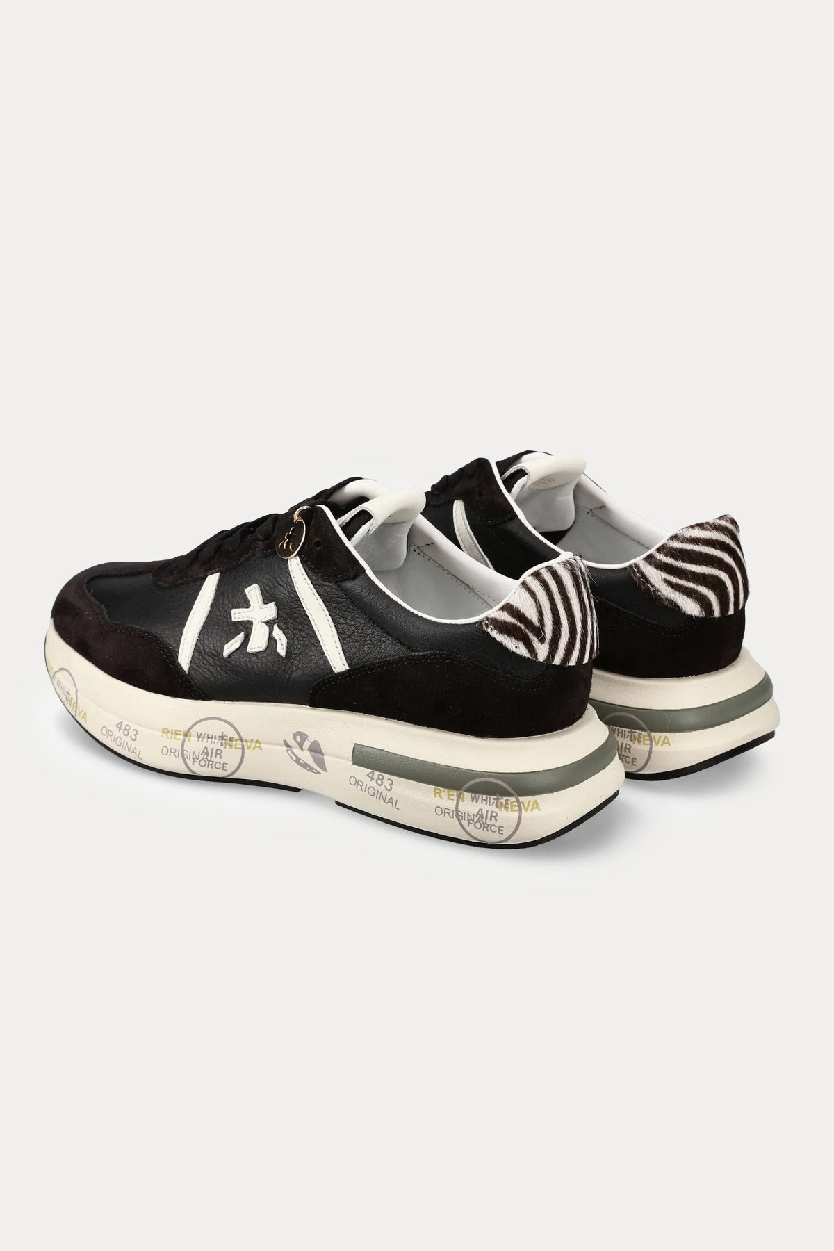 Premiata Cassie Deri Sneaker Ayakkabı