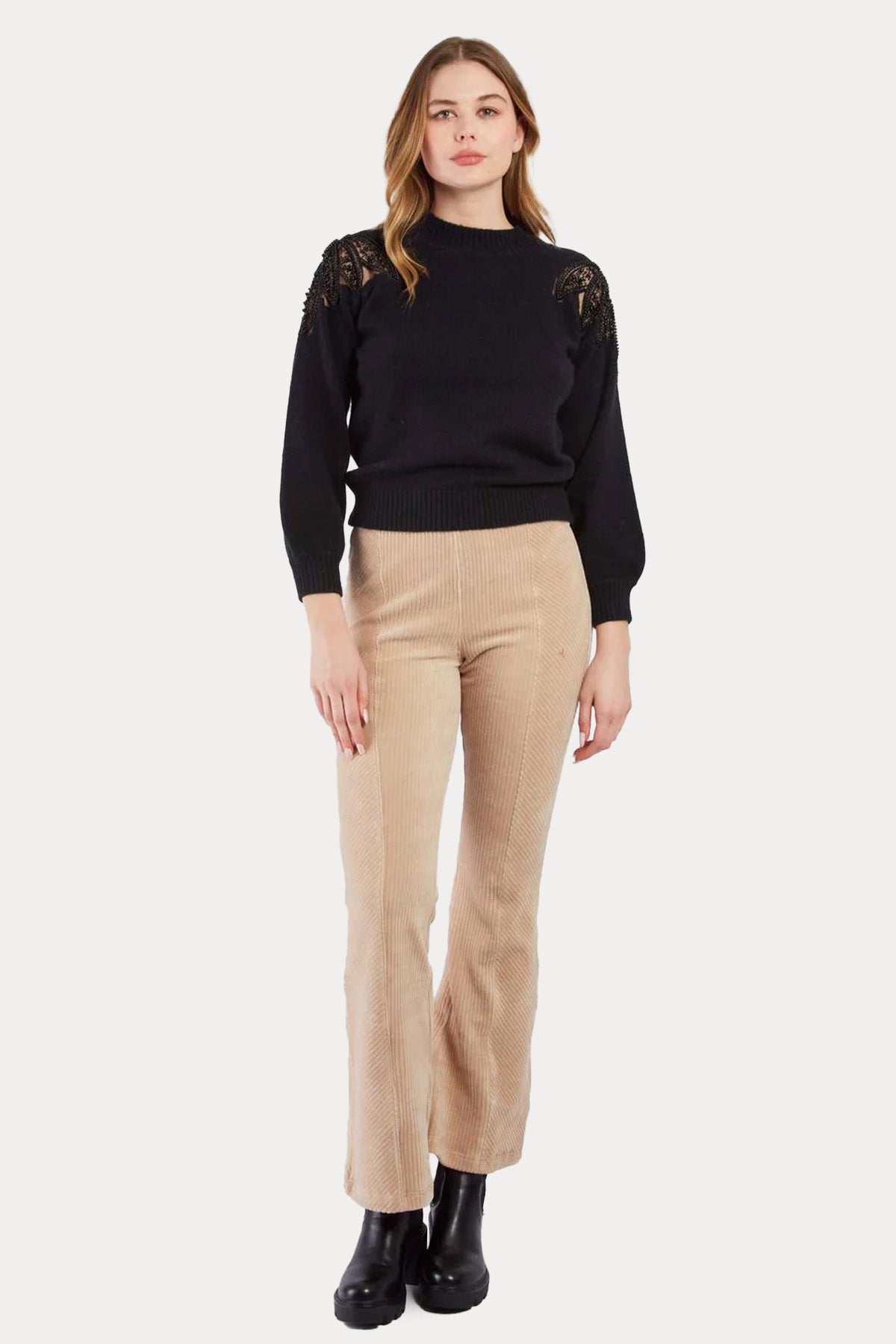 Rene Derhy Regular Fit Yuvarlak Yaka Örgü Triko