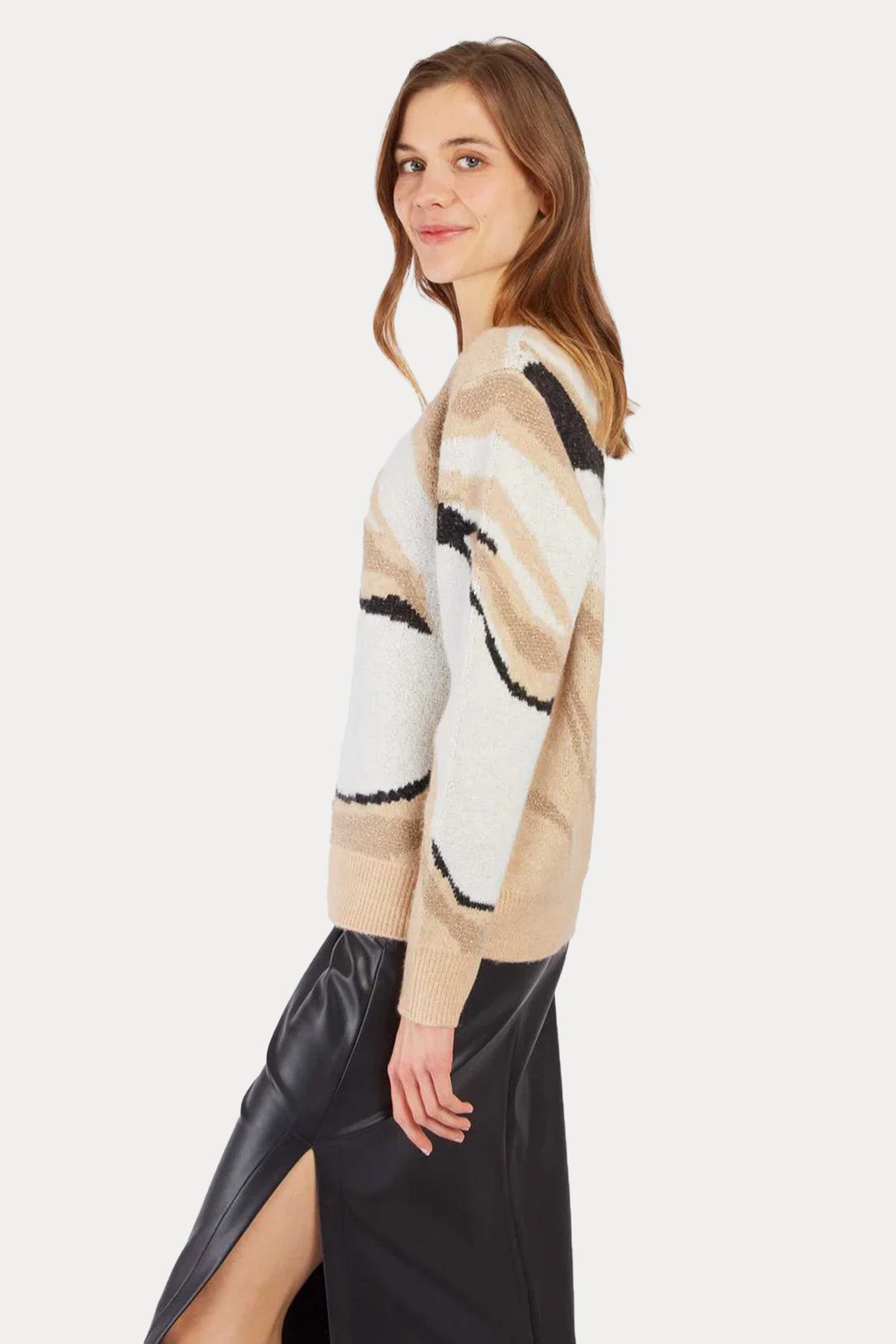 Rene Derhy Desenli Örgü Triko