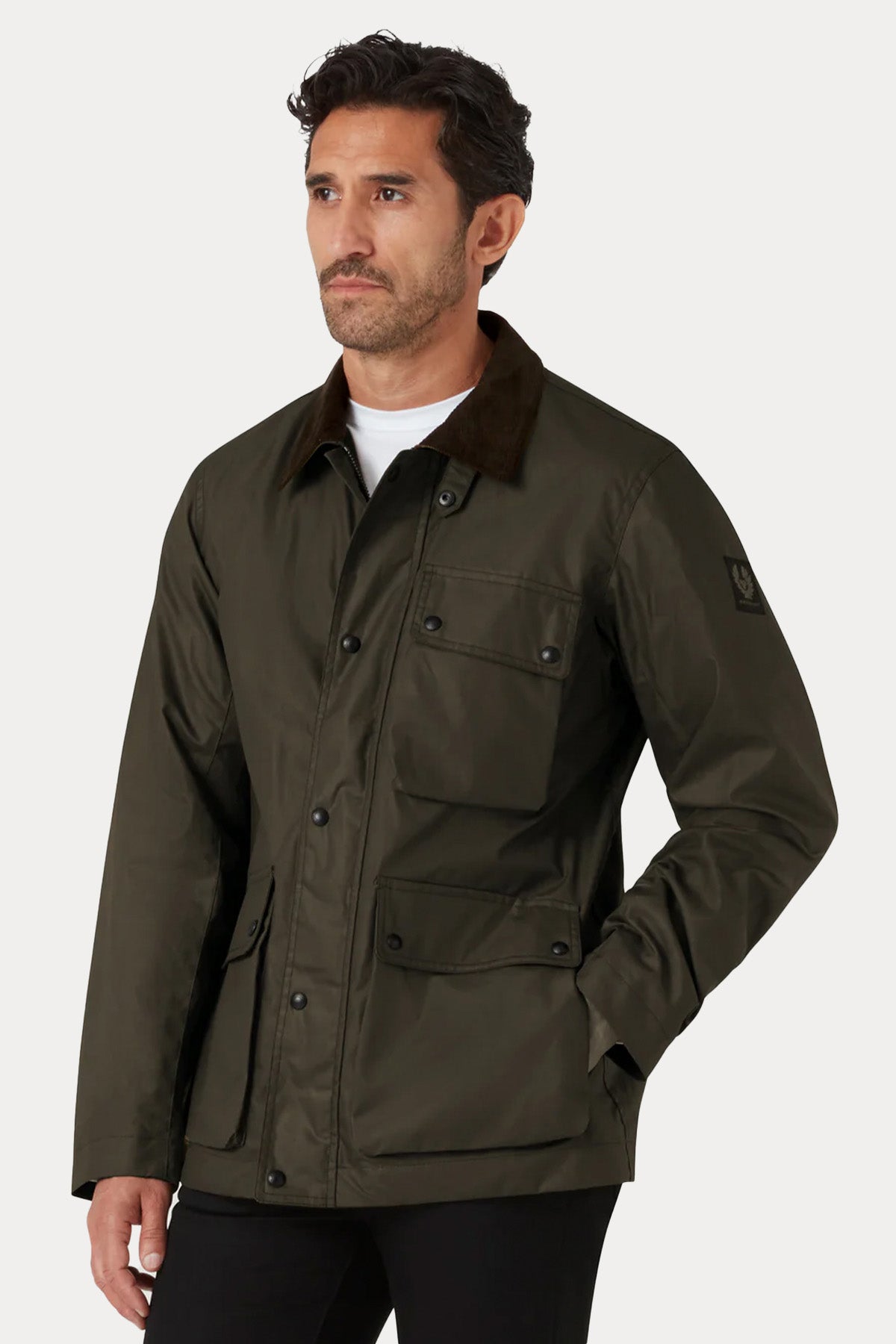 Belstaff Relaxed Fit Spor Cepli Mumlu Kumaş Ceket