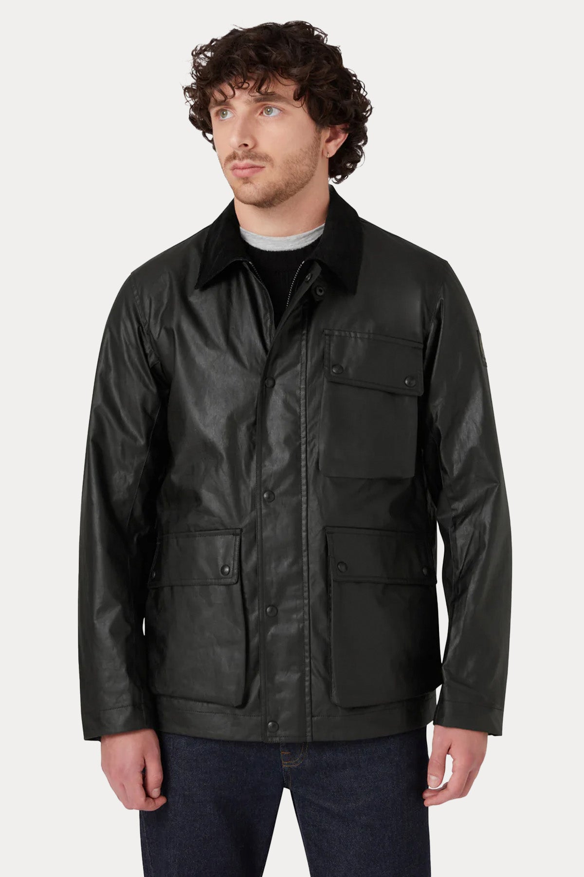 Belstaff Relaxed Fit Spor Cepli Mumlu Kumaş Ceket