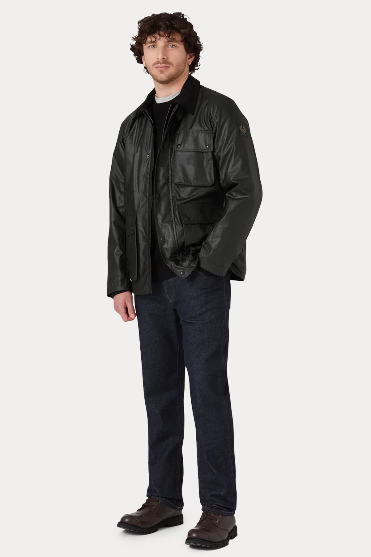 Belstaff Relaxed Fit Spor Cepli Mumlu Kumaş Ceket