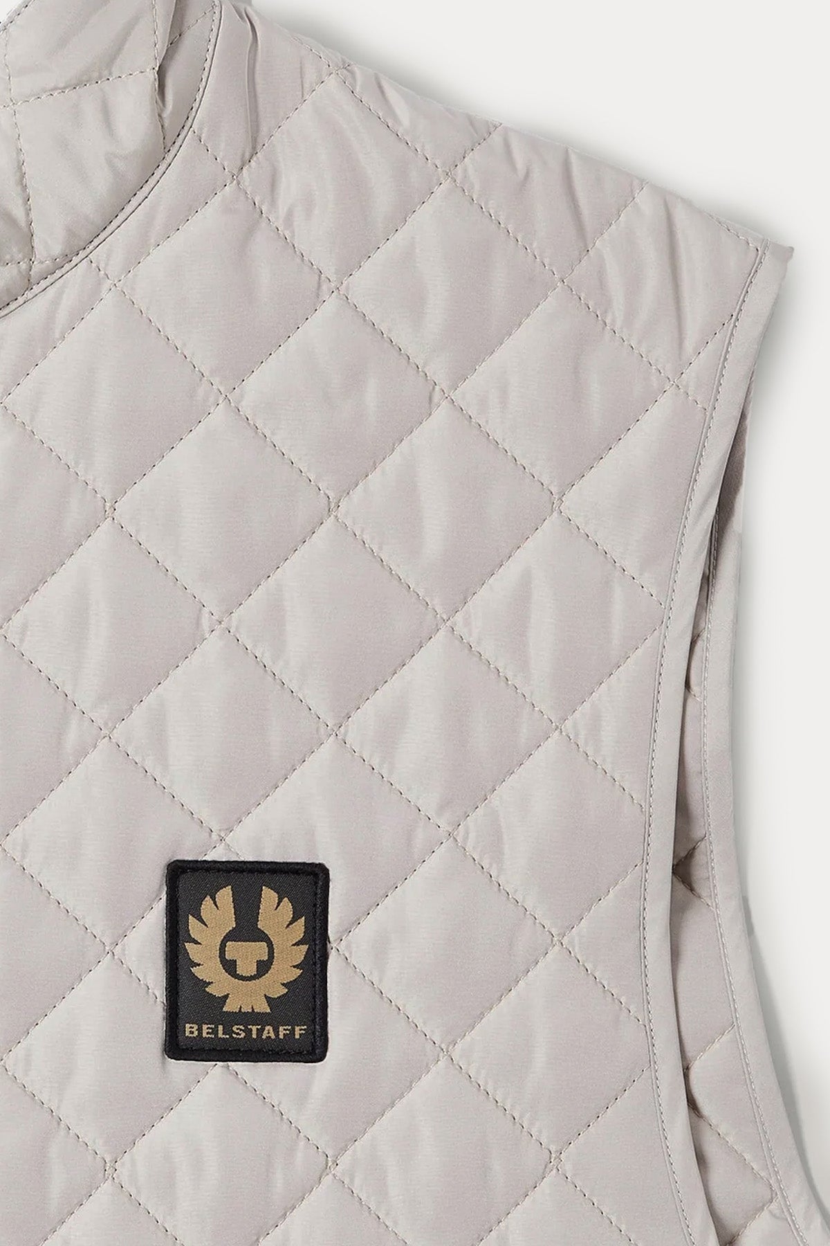 Belstaff Icon Gilet Dik Yaka Kapitone Puffer Yelek