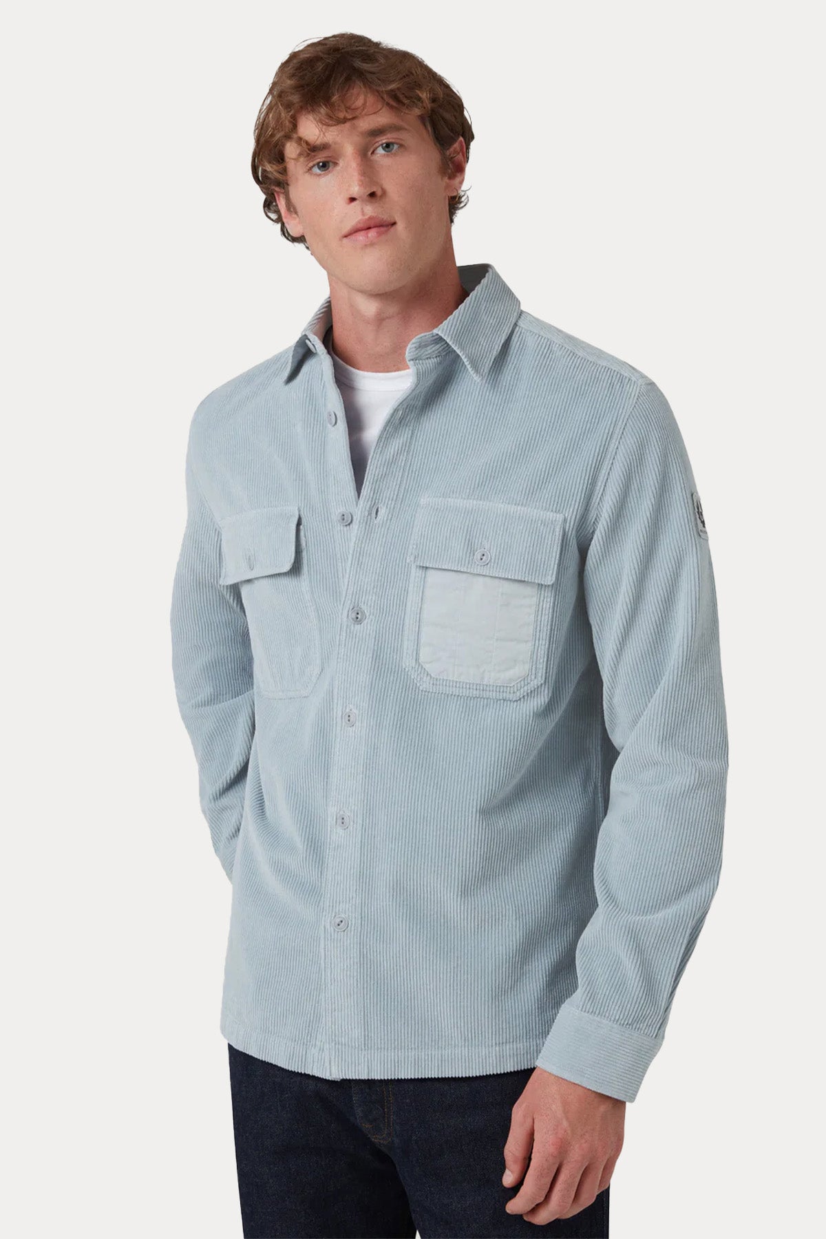 Belstaff Relaxed Fit Fitilli Kadife Gömlek