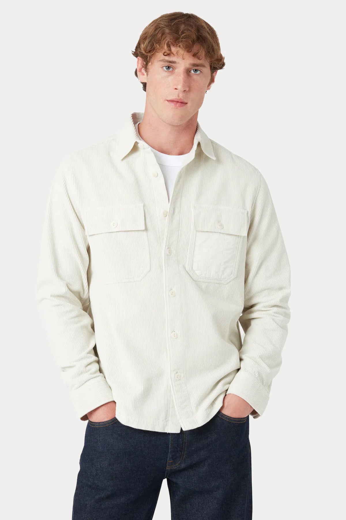 Belstaff Relaxed Fit Fitilli Kadife Gömlek