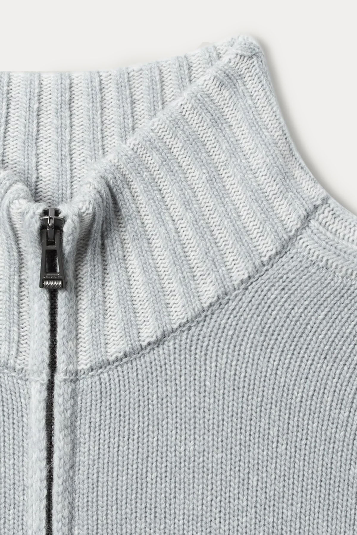 Belstaff Regular Fit Dik Yaka Örgü Yün Triko Ceket