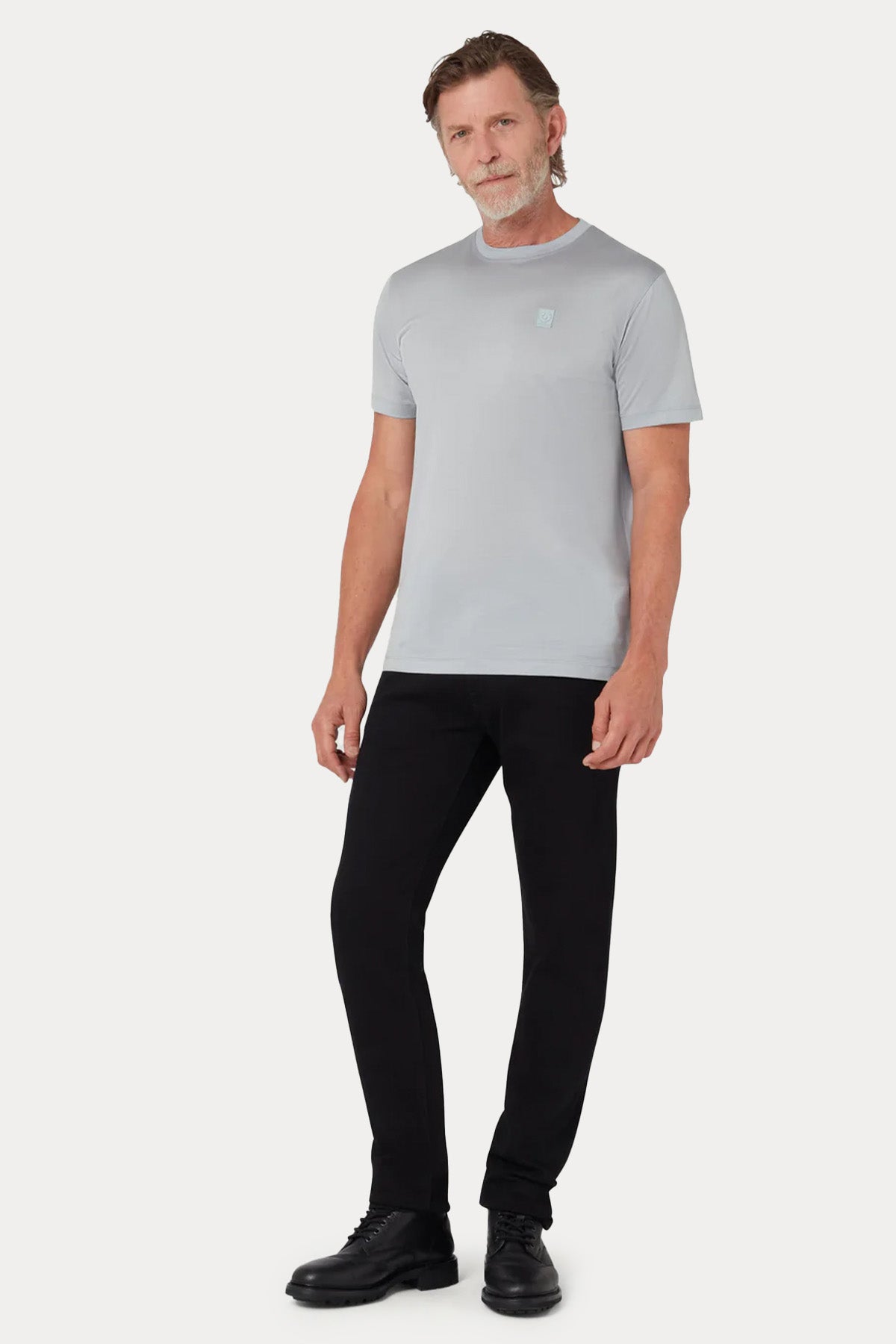 Belstaff Regular Fit Yuvarlak Yaka Merserize T-shirt