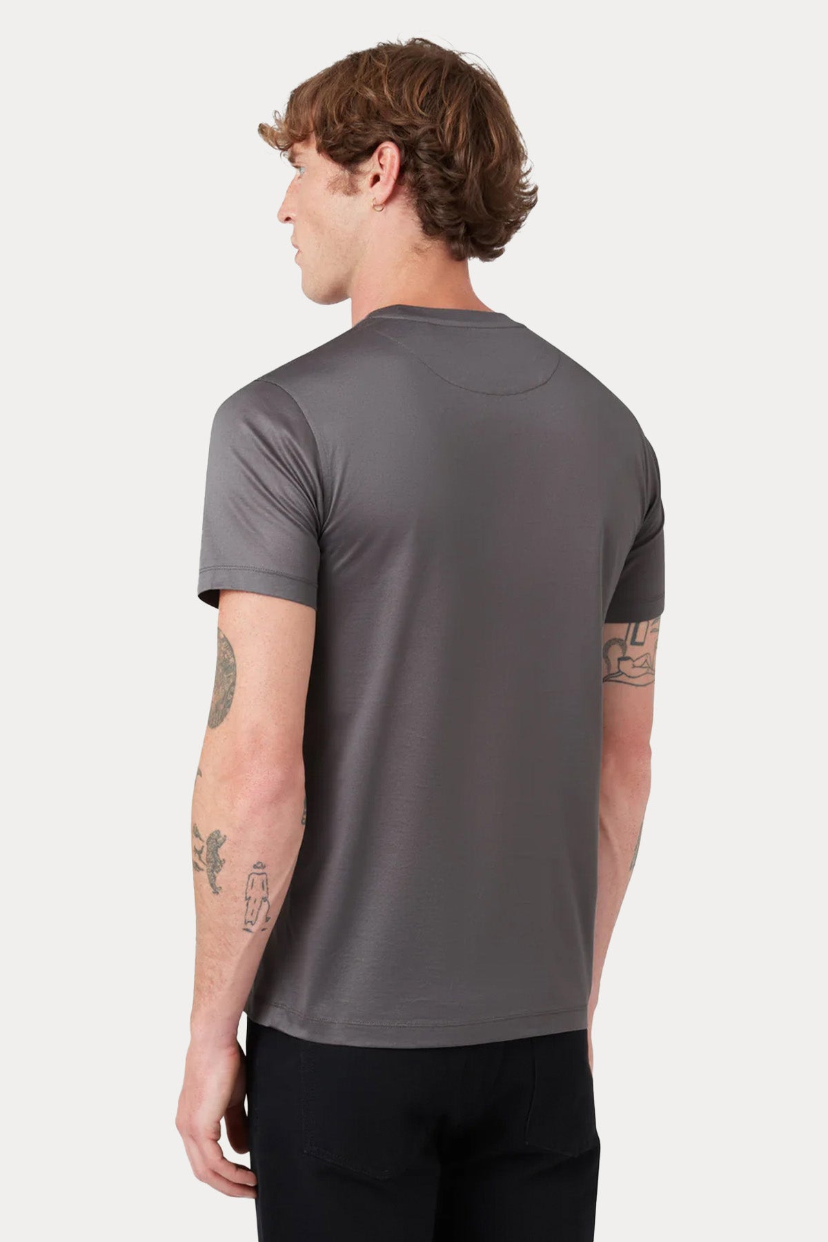 Belstaff Regular Fit Yuvarlak Yaka Merserize T-shirt