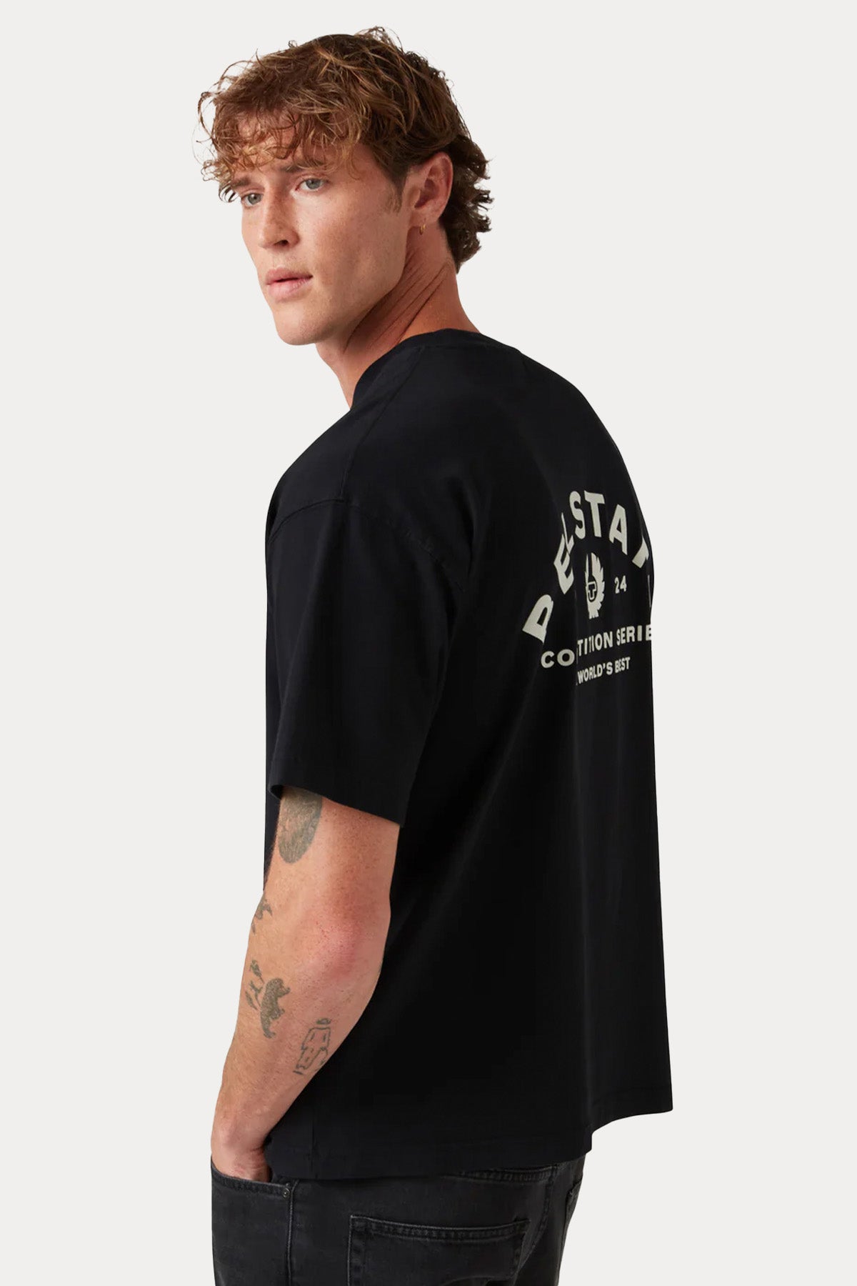 Belstaff Geniş Kesim Logolu T-shirt