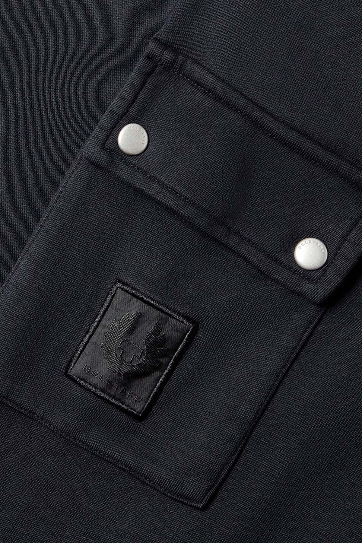 Belstaff Relaxed Fit Cep Detaylı Sweatshirt