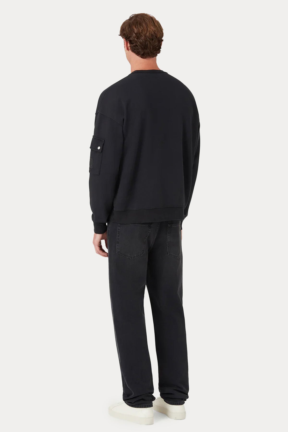 Belstaff Relaxed Fit Cep Detaylı Sweatshirt