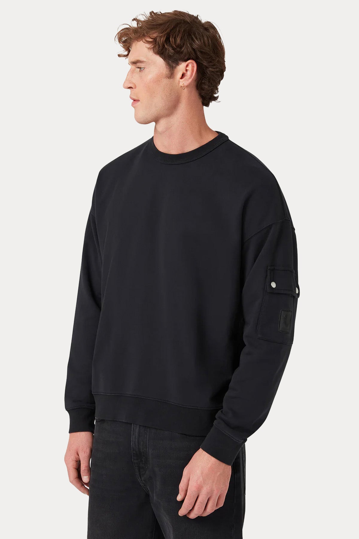 Belstaff Relaxed Fit Cep Detaylı Sweatshirt