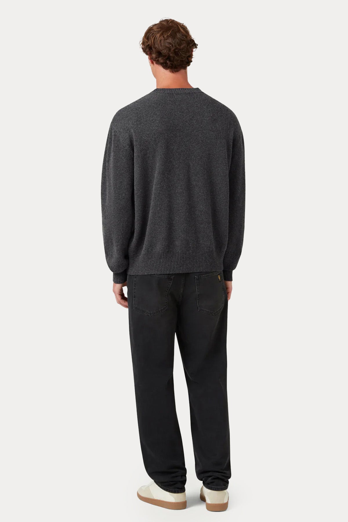 Belstaff Relaxed Fit Yuvarlak Yaka Örgü Yün Triko