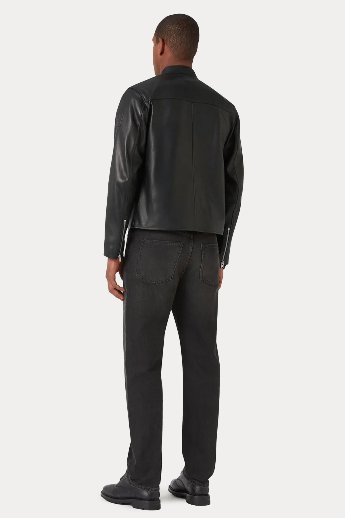 Belstaff Track Racer Dik Yaka Deri Ceket