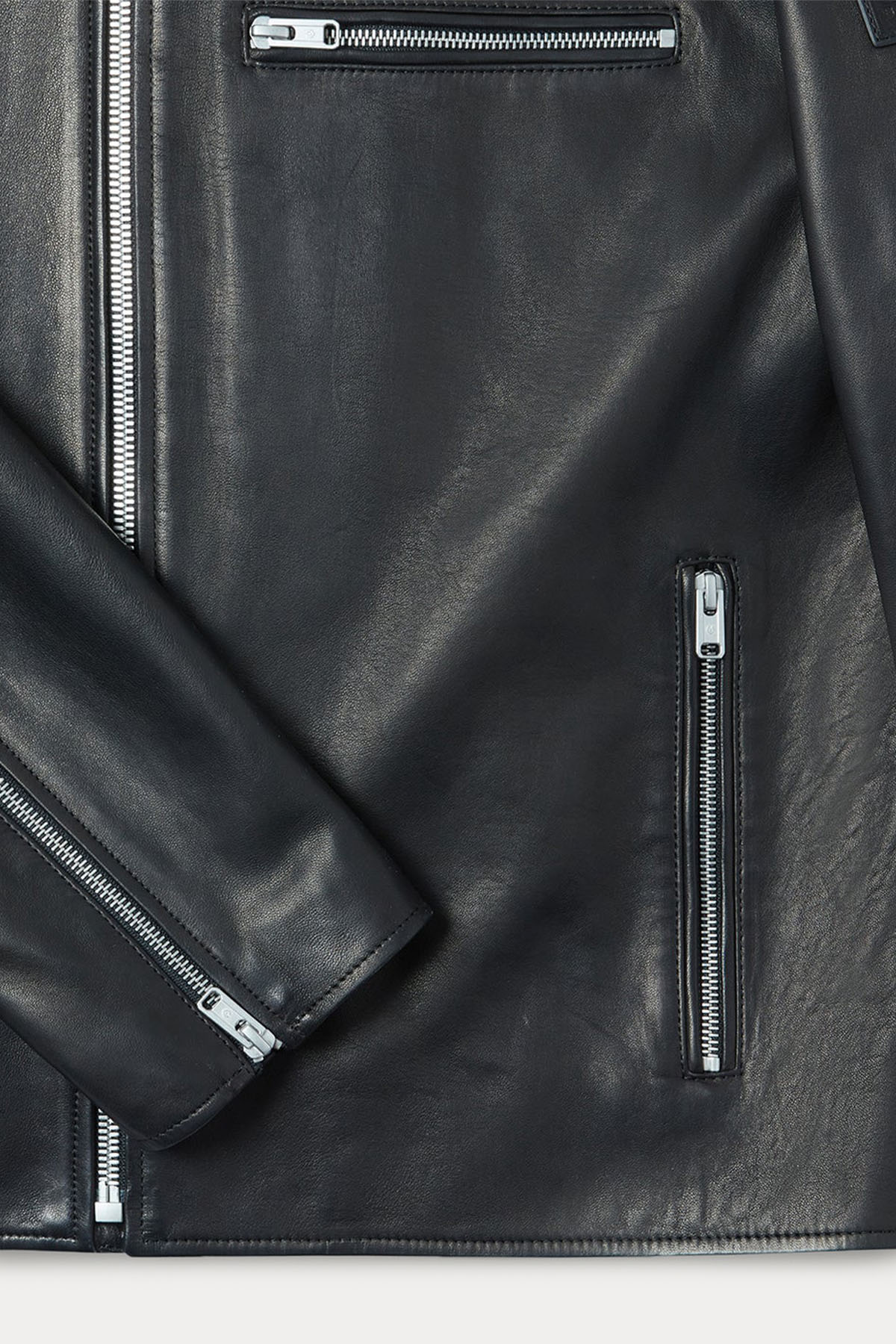 Belstaff Track Racer Dik Yaka Deri Ceket