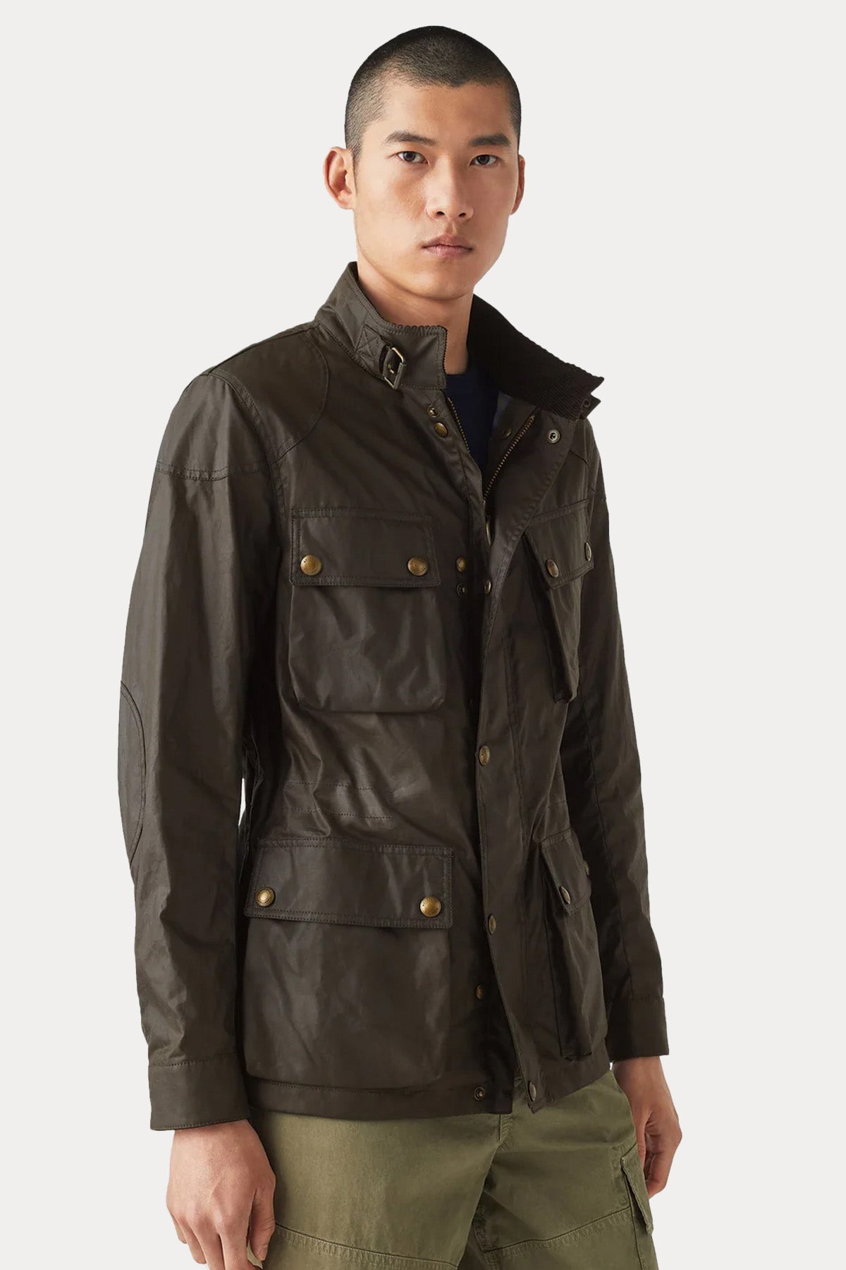 Belstaff Icon Fieldmaster Mumlu Kumaş Mont