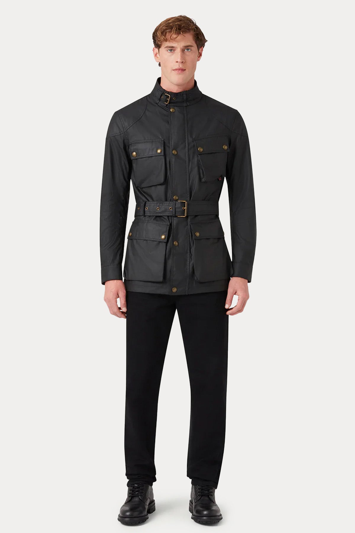 Belstaff Icon Trialmaster Kemerli Mumlu Kumaş Mont