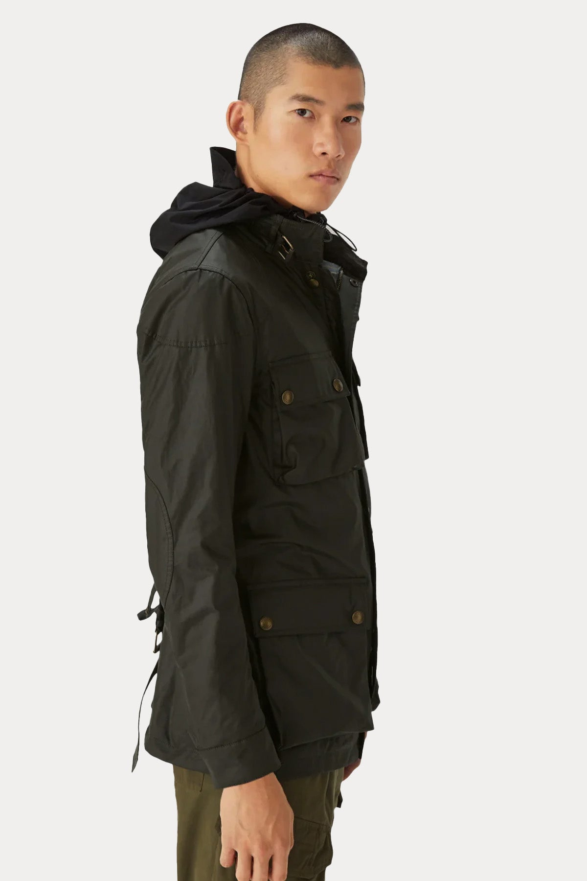 Belstaff Icon Trialmaster Kemerli Mumlu Kumaş Mont