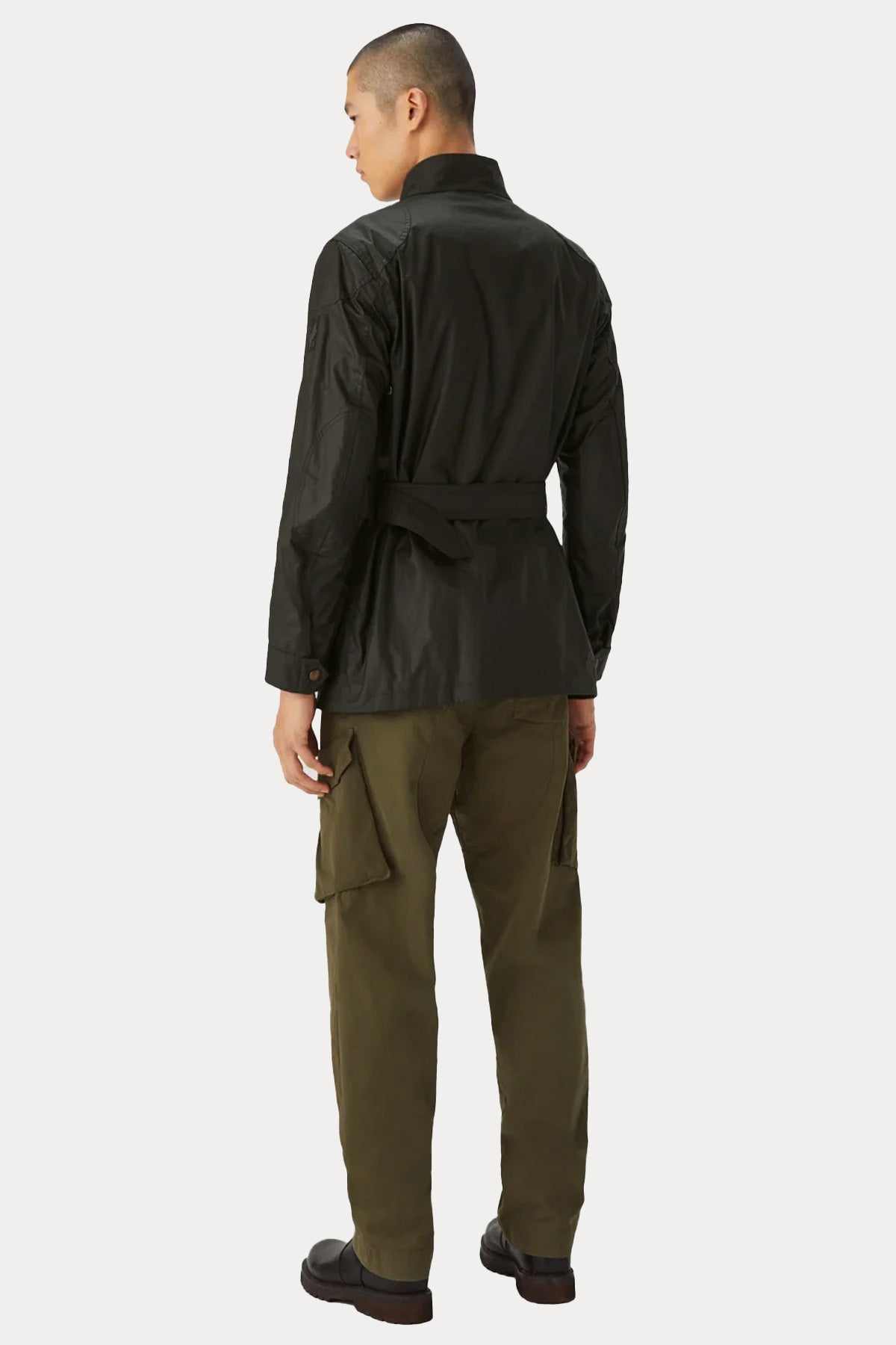 Belstaff Icon Trialmaster Kemerli Mumlu Kumaş Mont