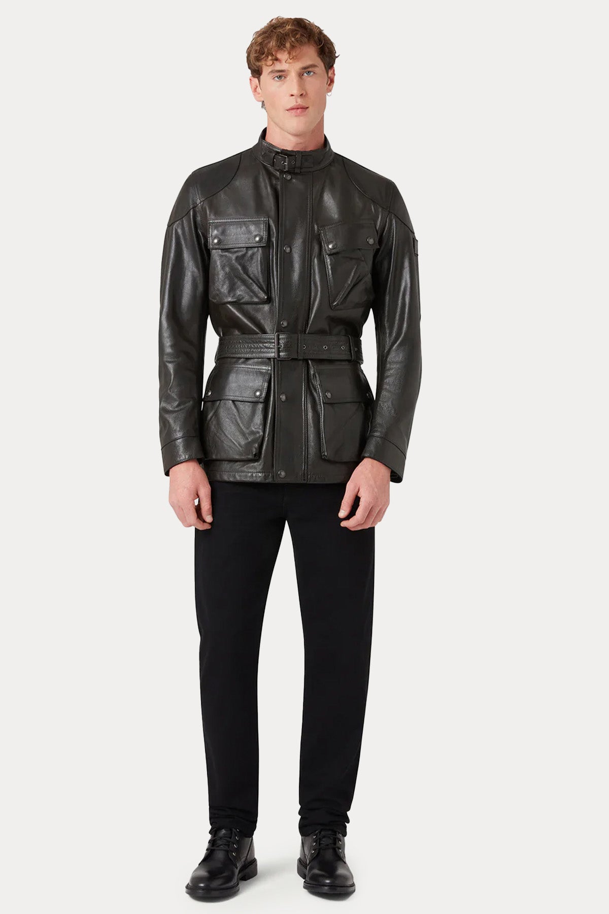 Belstaff Icon Trialmaster Kemerli Deri Mont