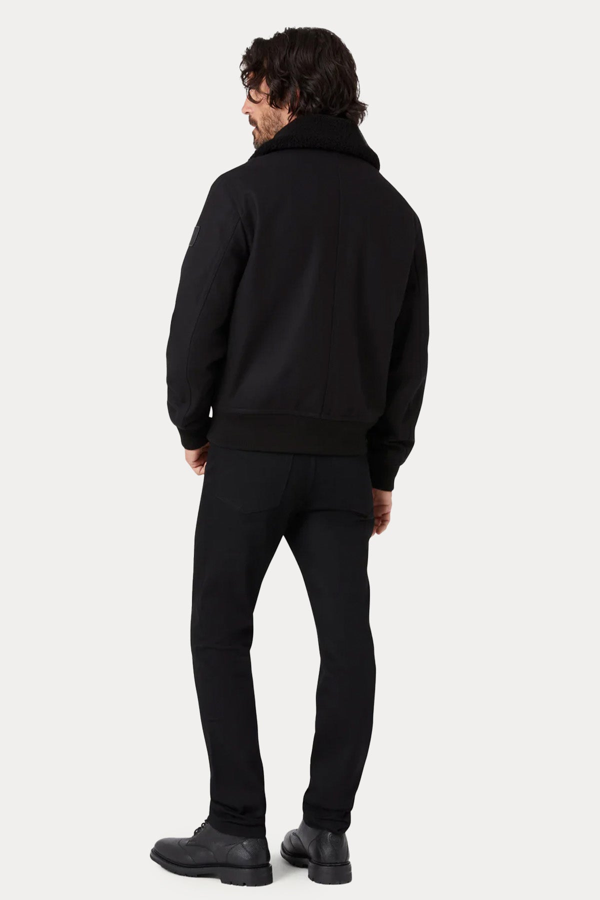 Belstaff Welder Yakası Kürklü Yün Ceket