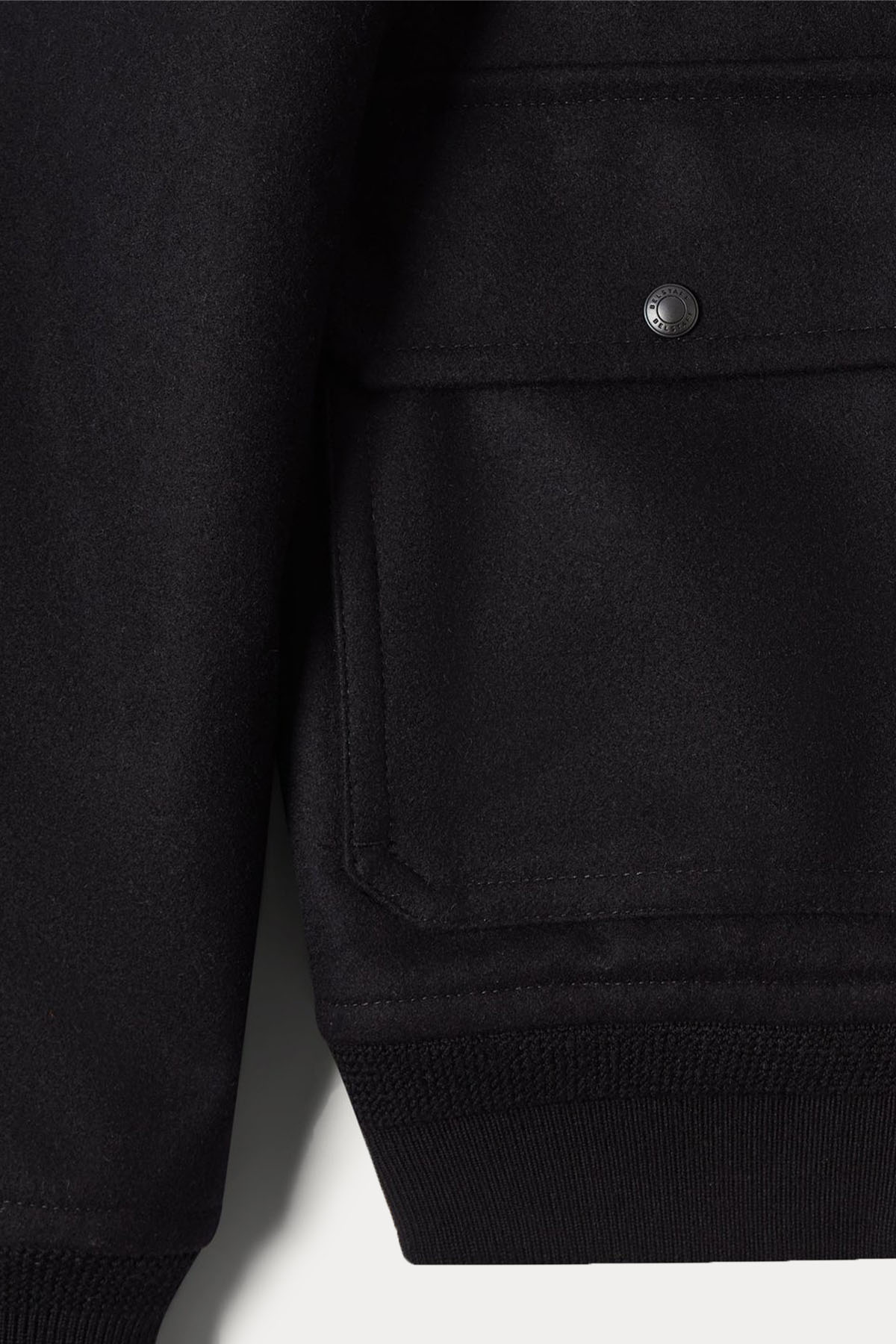 Belstaff Welder Yakası Kürklü Yün Ceket