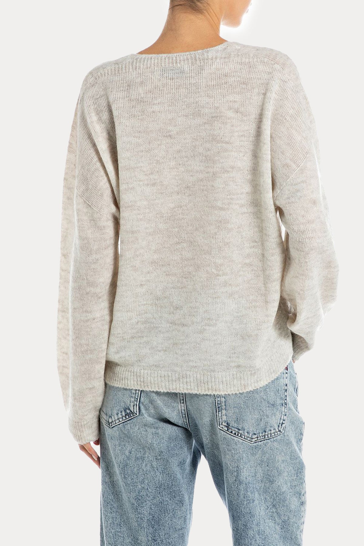 Replay Comfort Fit V Yaka Örgü Triko