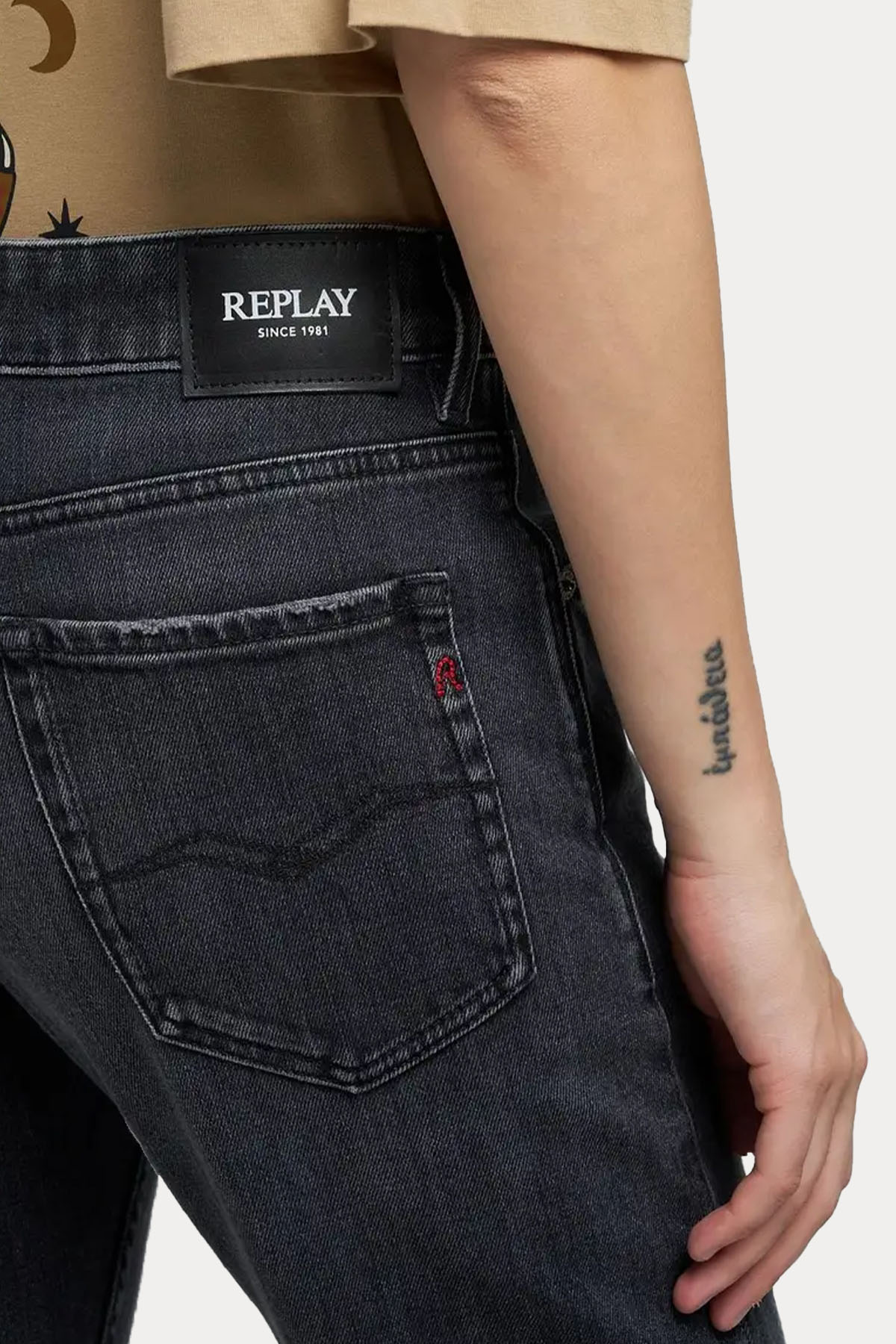 Replay Marty Boyfriend Fit Yıkamalı Jeans