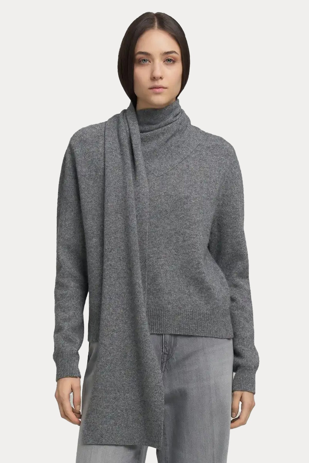 Replay Regular Fit Balıkçı Şal Yaka Örgü Yün Triko