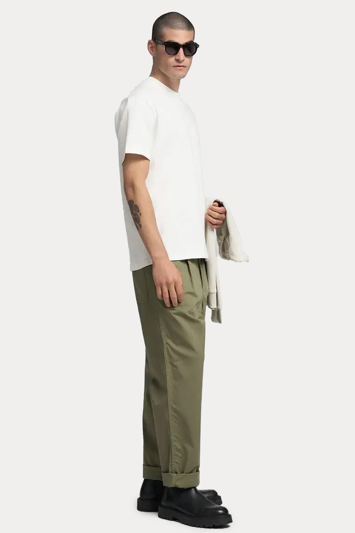 Replay Relaxed Fit Yuvarlak Yaka Logolu T-shirt