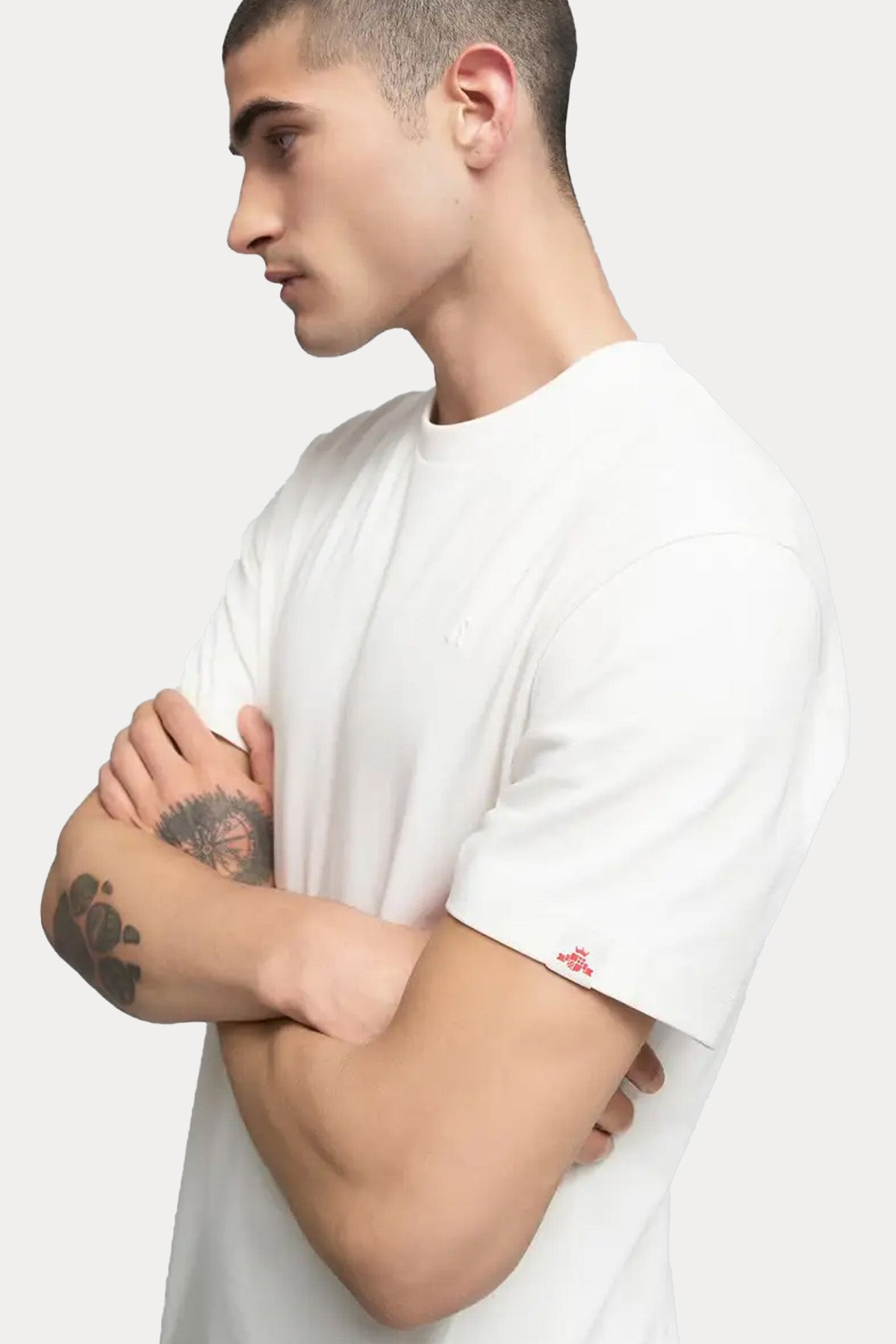 Replay Relaxed Fit Yuvarlak Yaka Logolu T-shirt