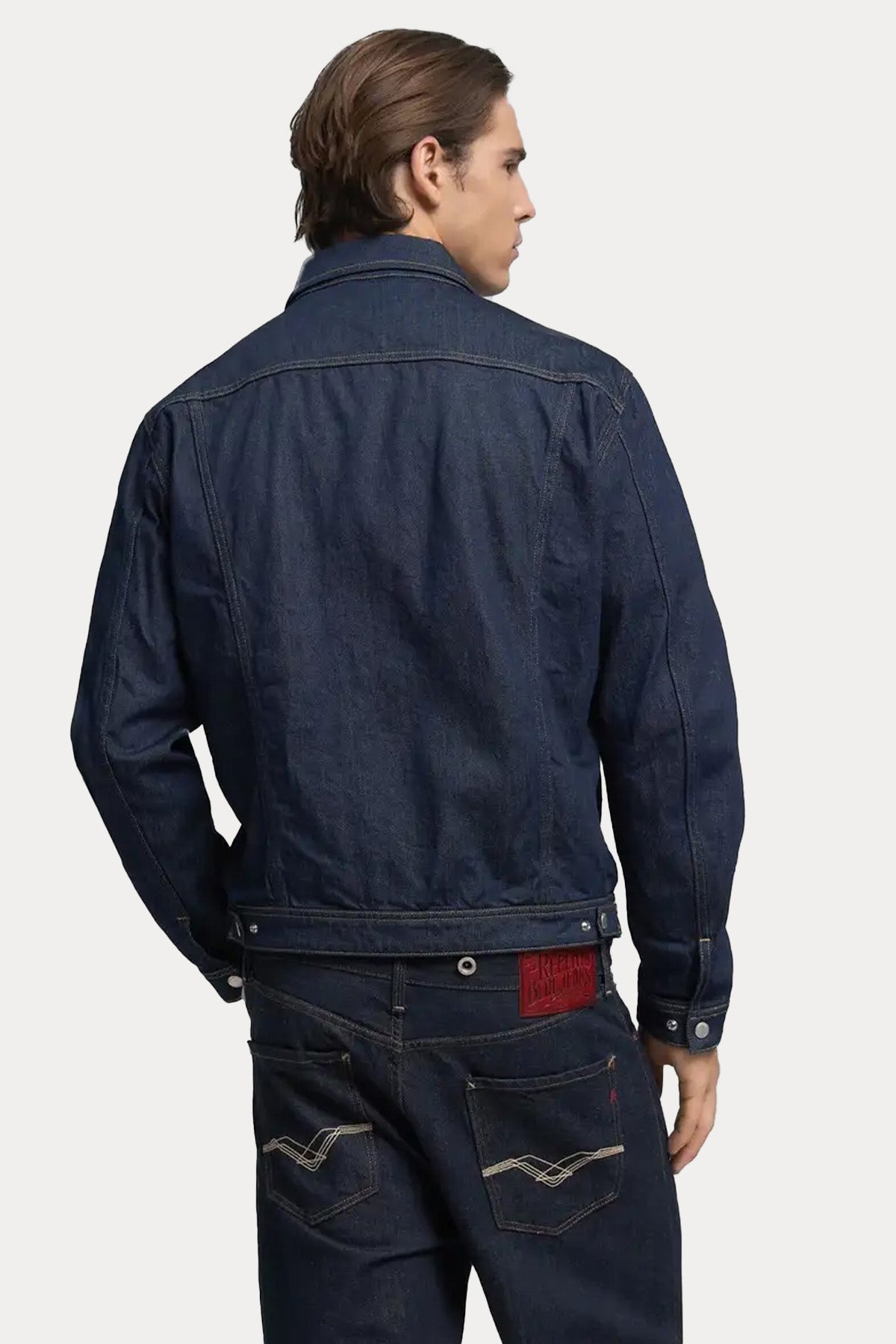 Replay Regular Fit Yıkamalı Denim Ceket