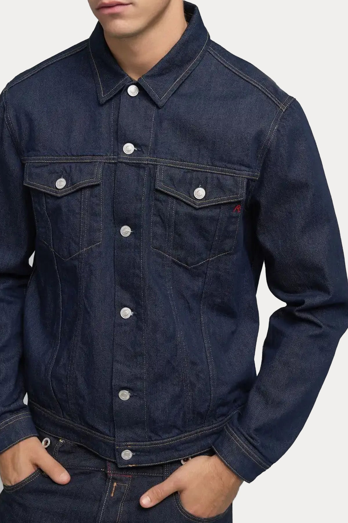 Replay Regular Fit Yıkamalı Denim Ceket