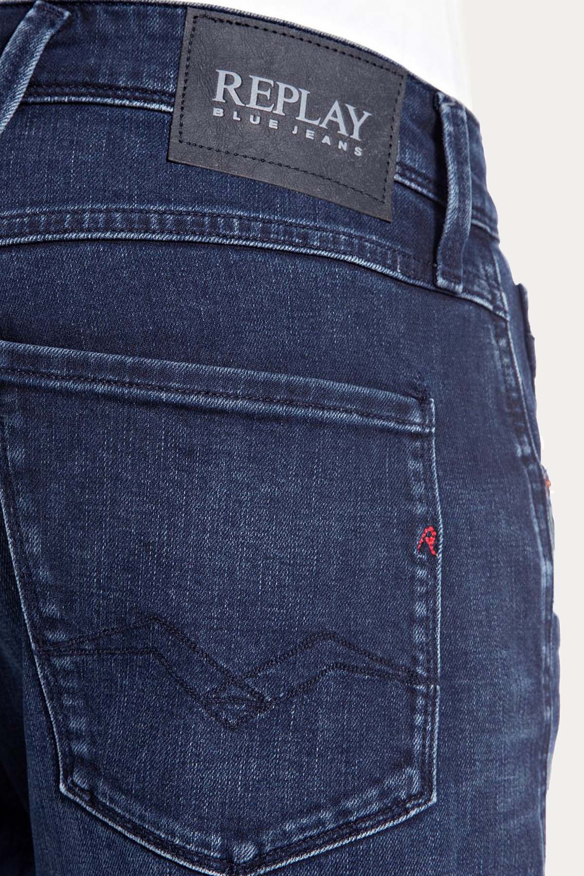 Replay Anbass Slim Fit Yıkamalı Jeans